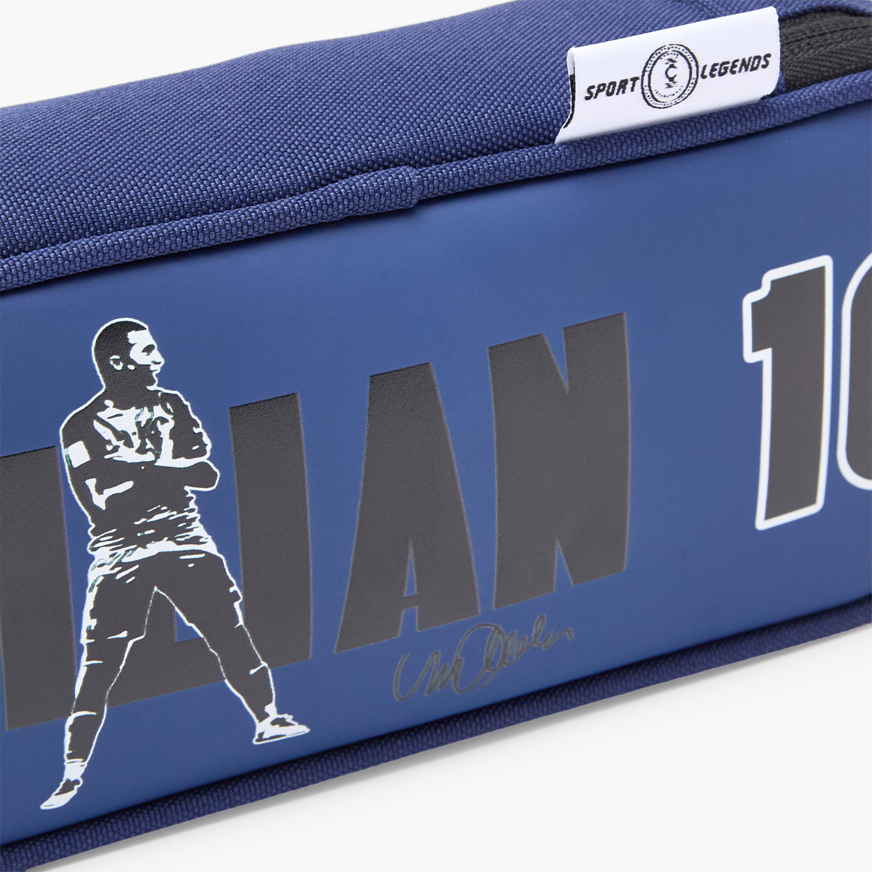 مقلمة بتصميم اللاعب مبابي بسحاب إغلاق من سيليبريتي آيكونز-school-stationery-pencilcases-image-6
