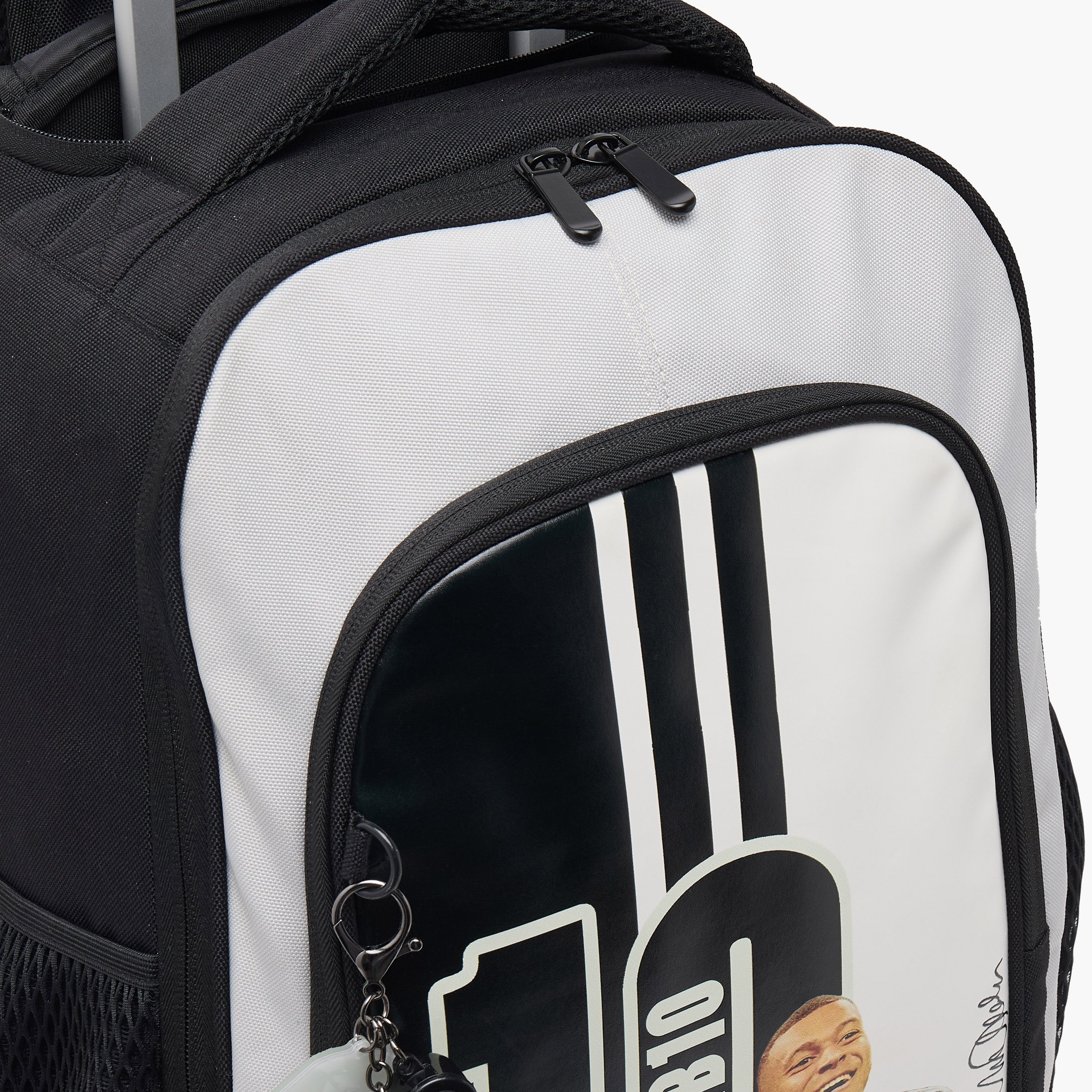 Celebrity Icons Kylian Mbappé Trolley Bag Boys 8-12 Years with Durable Wheels - 18 inches-school-bagsandbackpacks-trolleybags-image-3