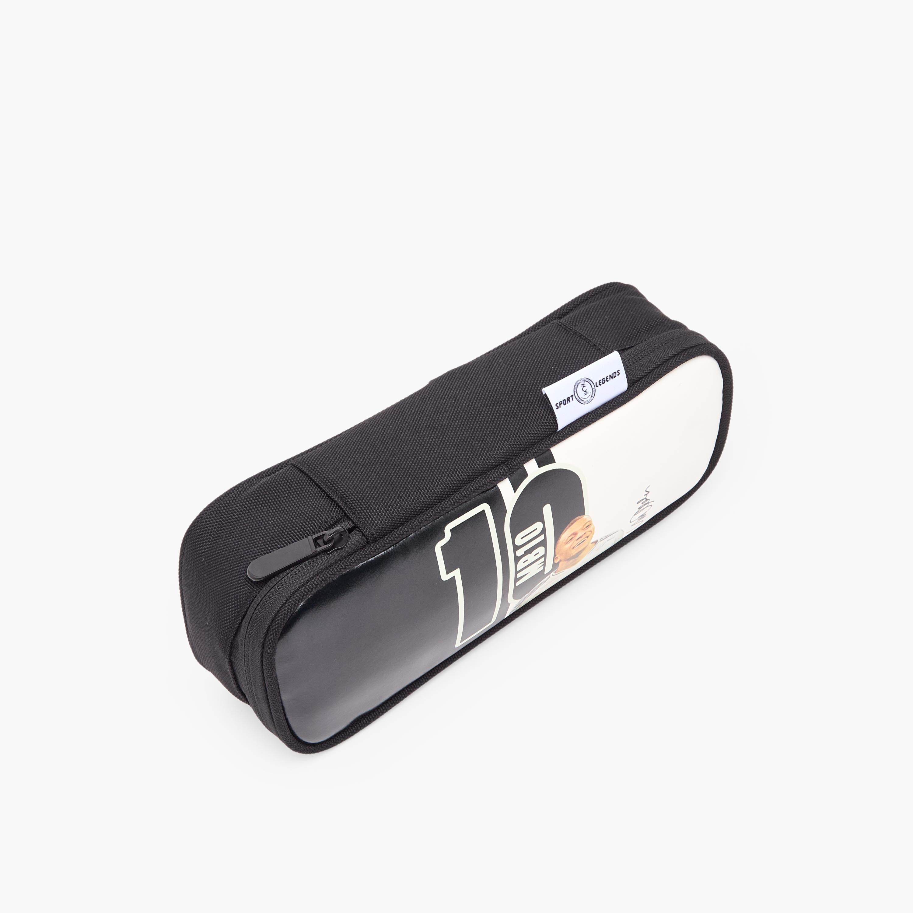 مقلمة بطبعات كيليان مبابي وسحاب إغلاق-school-stationery-pencilcases-image-2