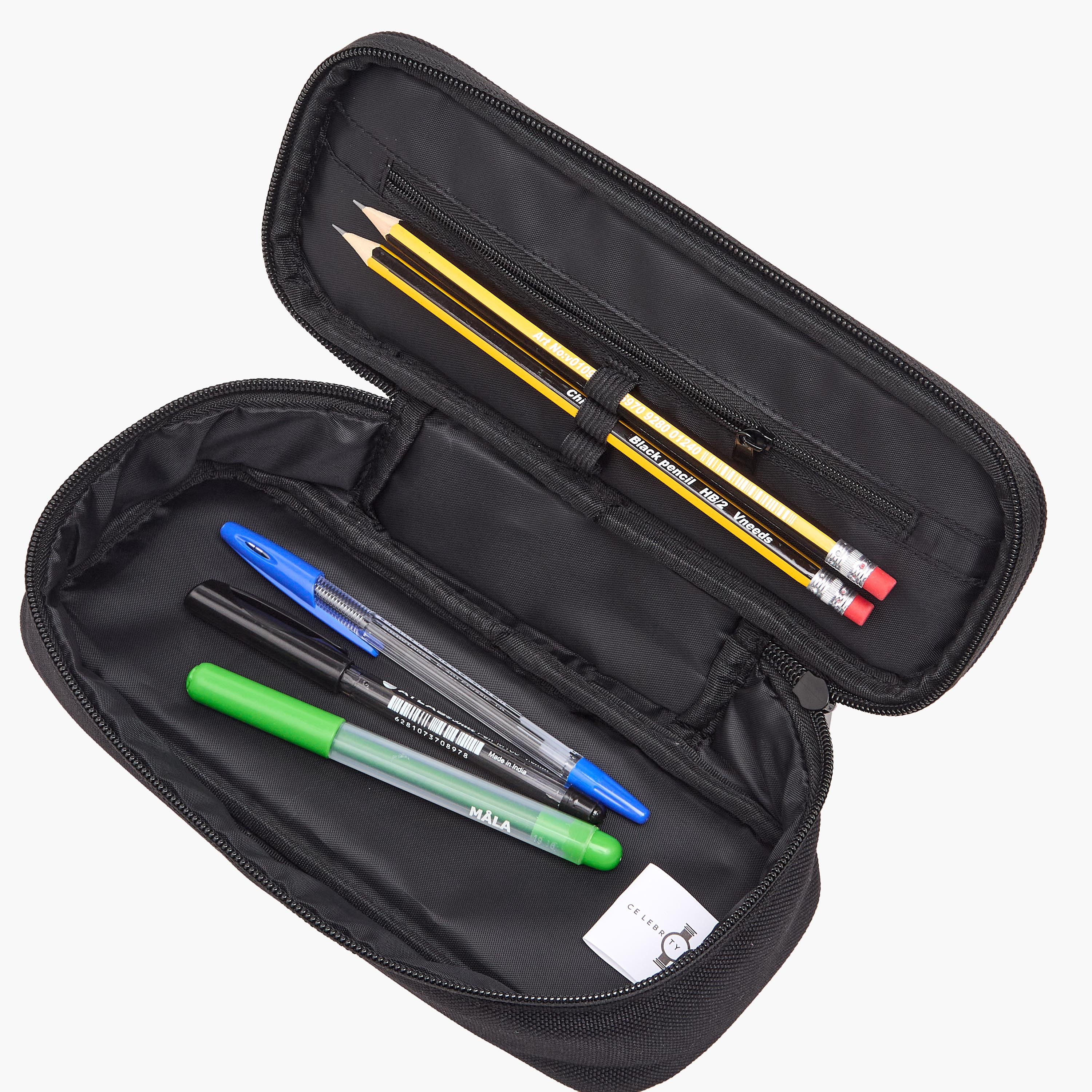 مقلمة بطبعات كيليان مبابي وسحاب إغلاق-school-stationery-pencilcases-image-7