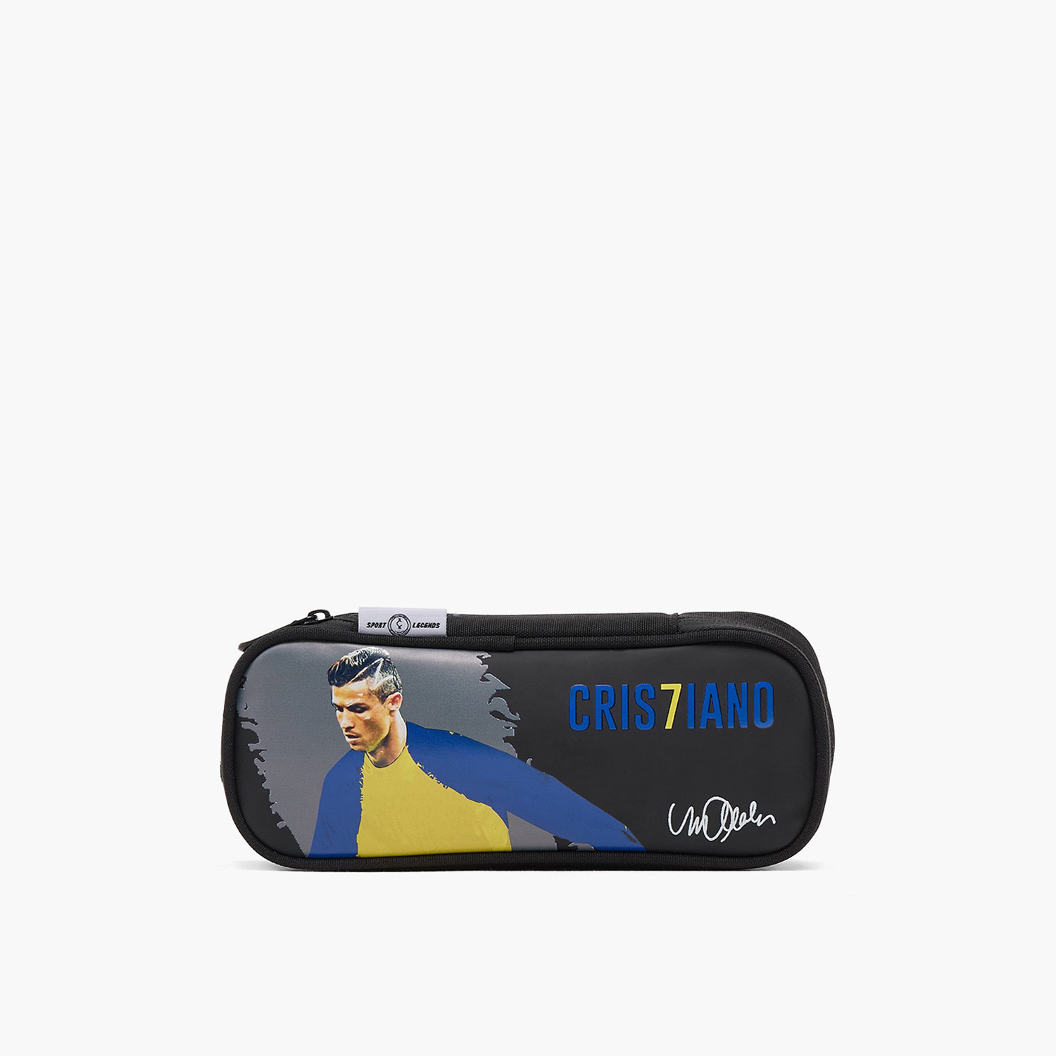مقلمة بطبعات كريستيانو رونالدو وسحاب إغلاق من سليبريتي آيكونيك-school-stationery-pencilcases-image-1