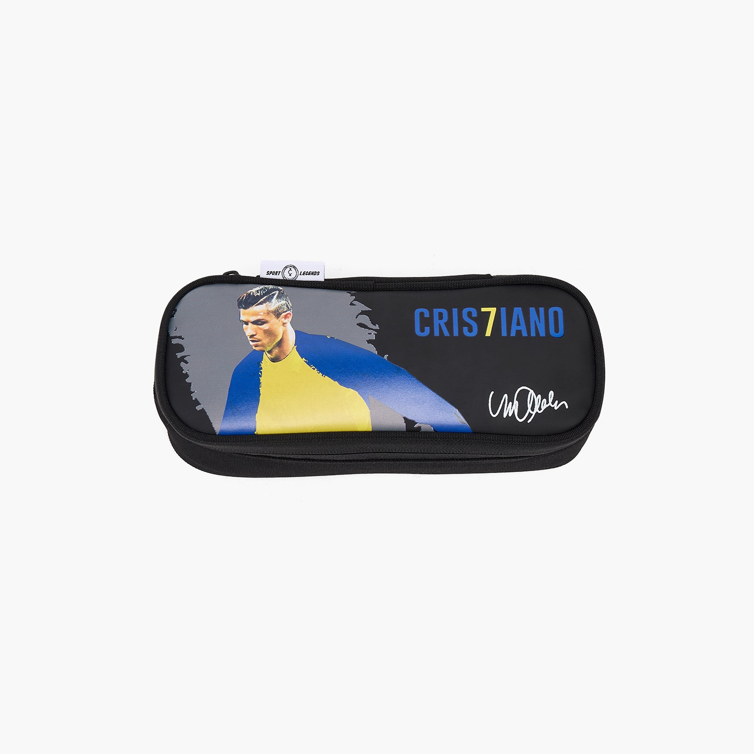 مقلمة بطبعات كريستيانو رونالدو وسحاب إغلاق من سليبريتي آيكونيك-school-stationery-pencilcases-image-3