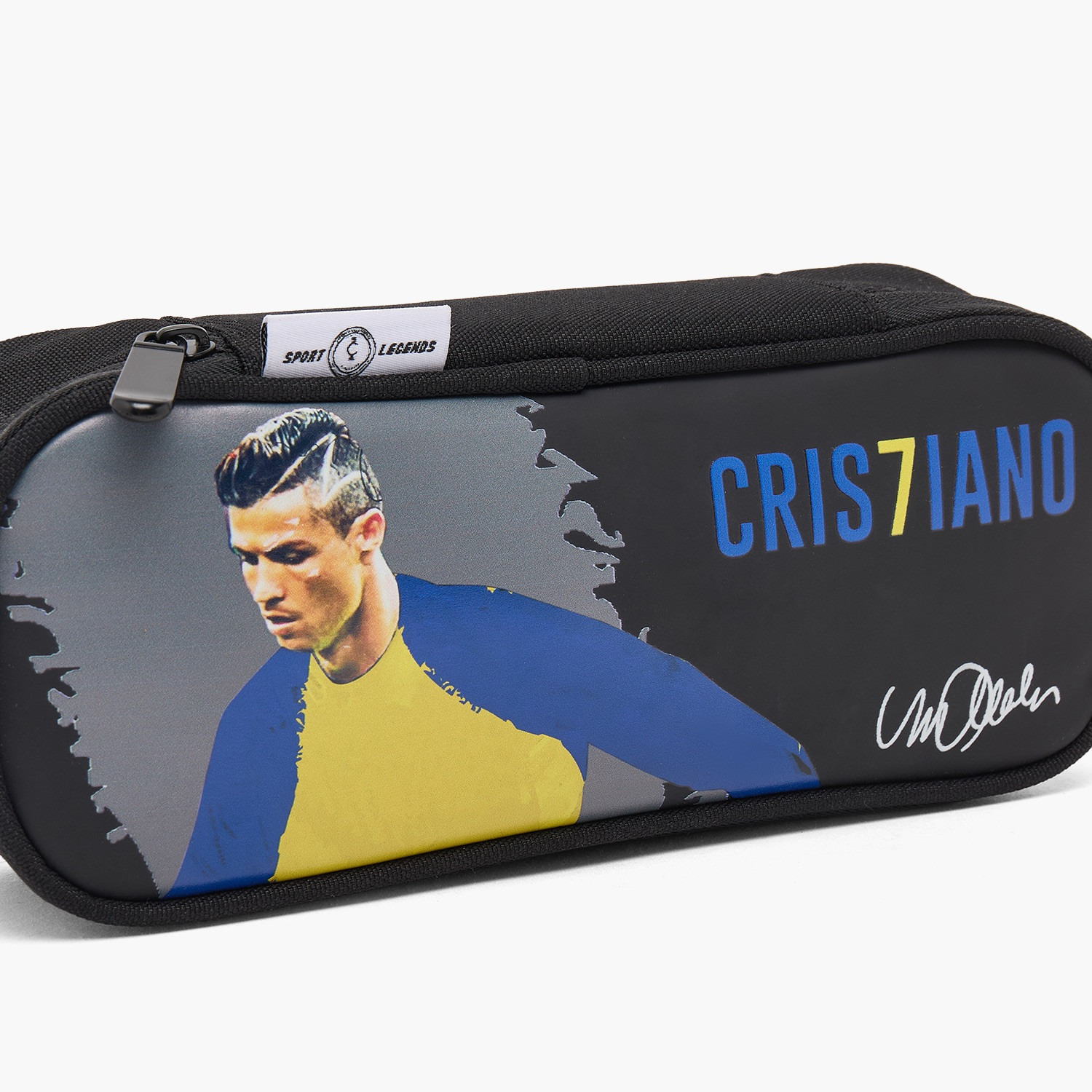 مقلمة بطبعات كريستيانو رونالدو وسحاب إغلاق من سليبريتي آيكونيك-school-stationery-pencilcases-image-7