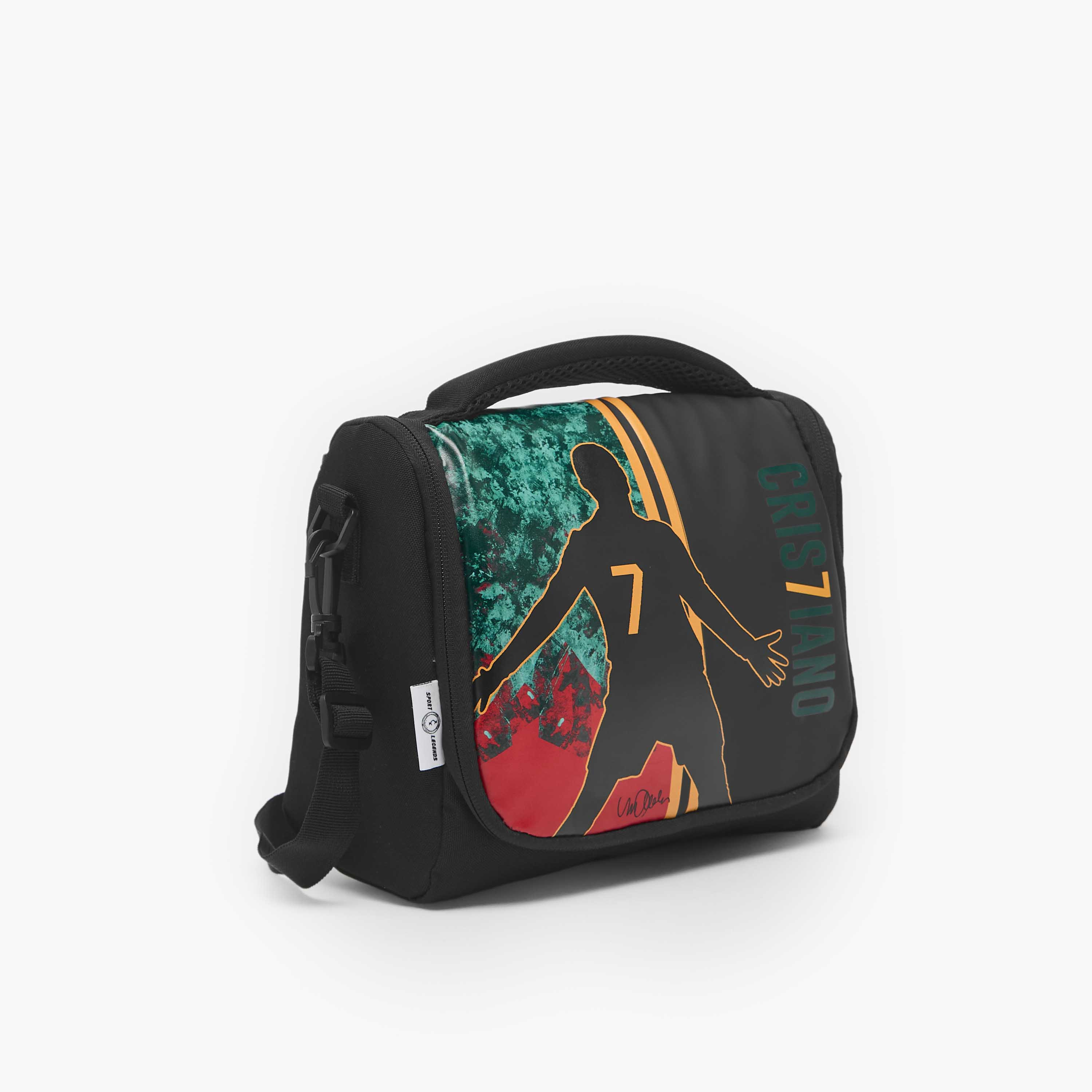 شنطة غداء كريستيانو رونالدو للأولاد 8-13 سنة عازلة للحرارة من سيليبريتي آيكونز-school-lunchessentials-lunchbags-image-2