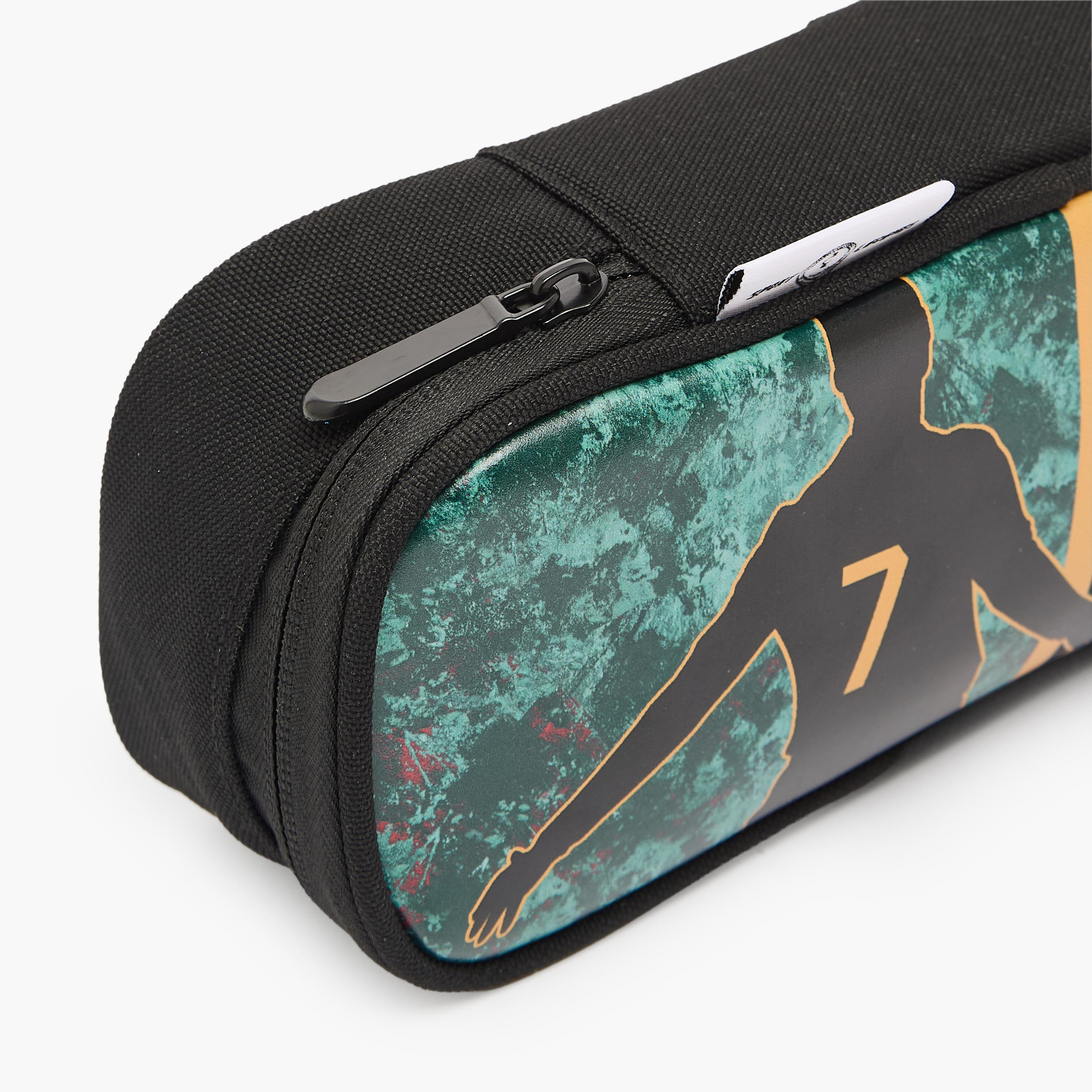 Celebrity Icons Cristiano Ronaldo Pencil Pouch with Zip Closure-school-stationery-pencilcases-image-5