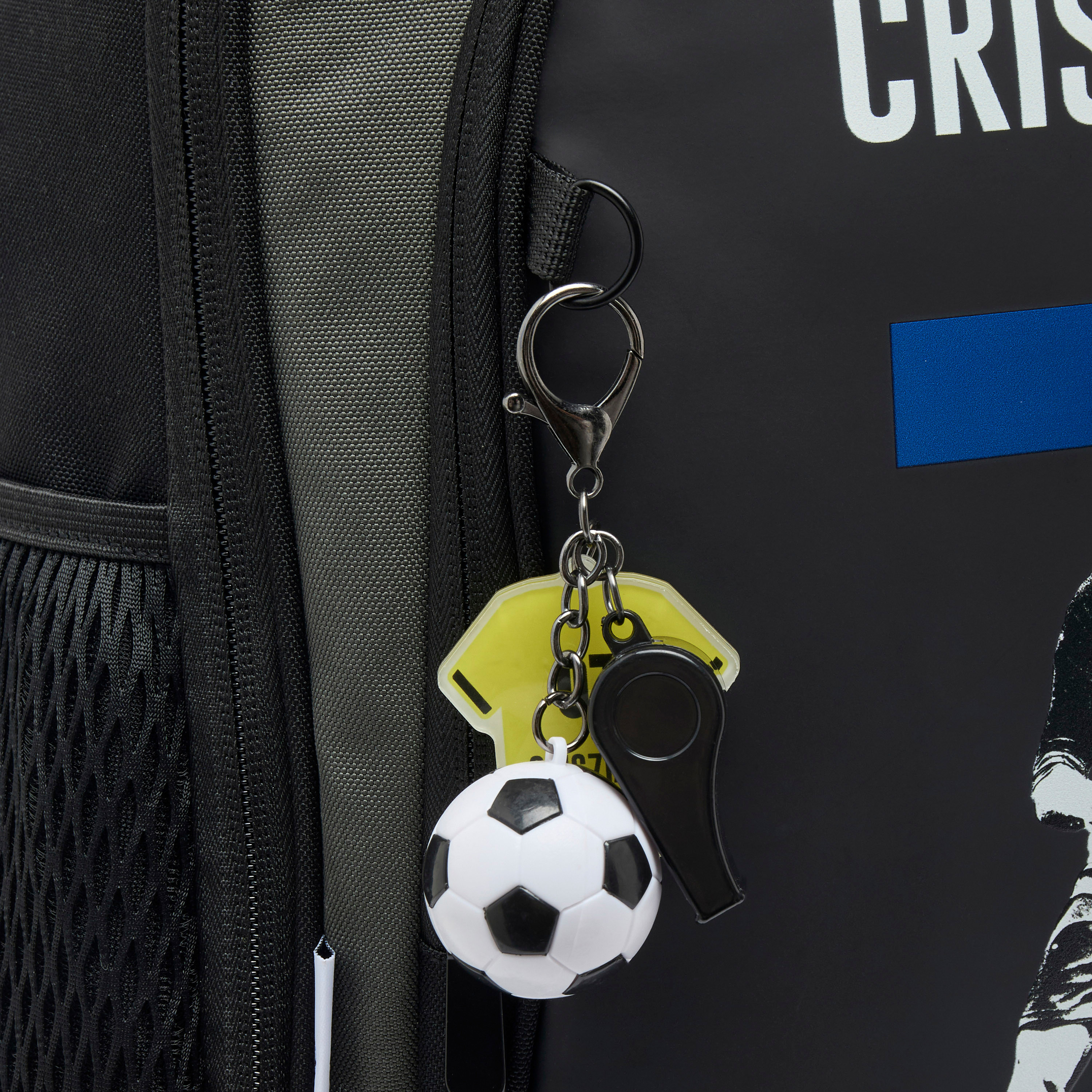 Celebrity Icons Cristiano Print Trolley Bag for Boys 8-12 Years Retractable Handle - 16 inches-school-bagsandbackpacks-trolleybags-image-3