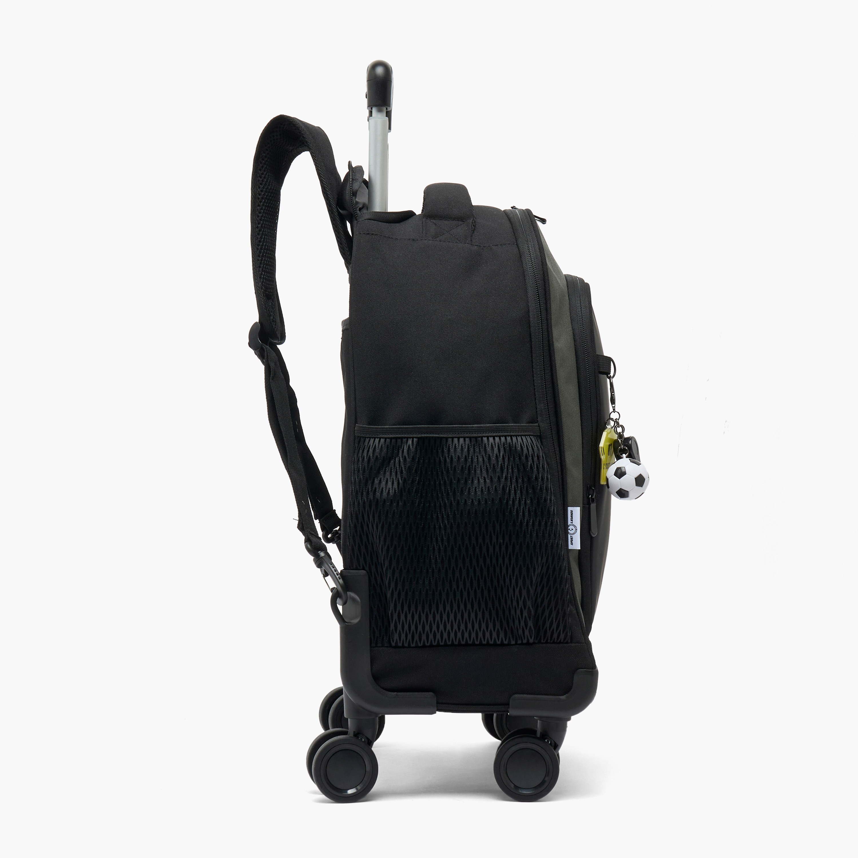 Celebrity Icons Cristiano Print Trolley Bag for Boys 8-12 Years Retractable Handle - 16 inches-school-bagsandbackpacks-trolleybags-image-8