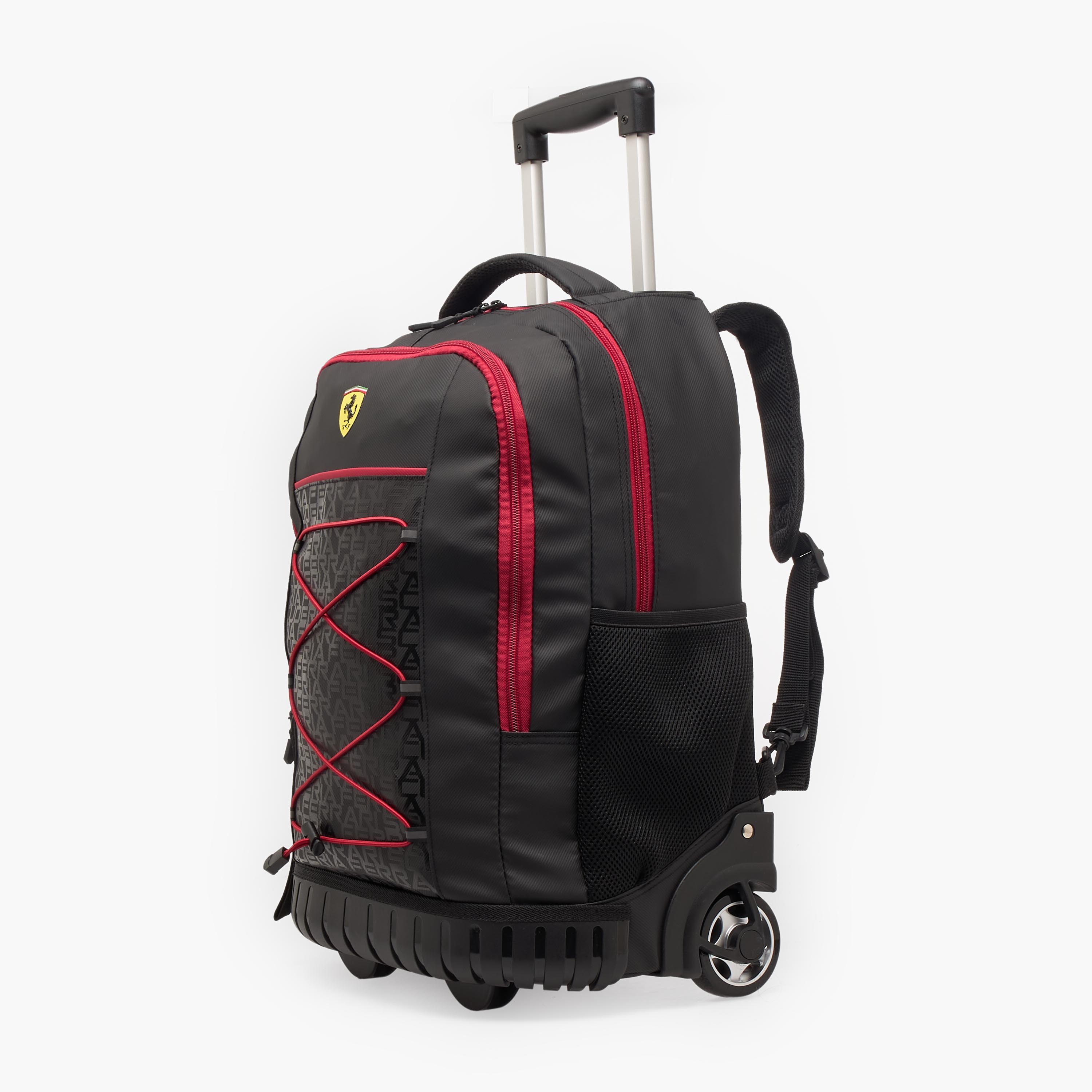 Ferrari Printed Trolley Bag for Boys 8-12 Years Retractable Handle - 18 inches-school-bagsandbackpacks-trolleybags-image-8