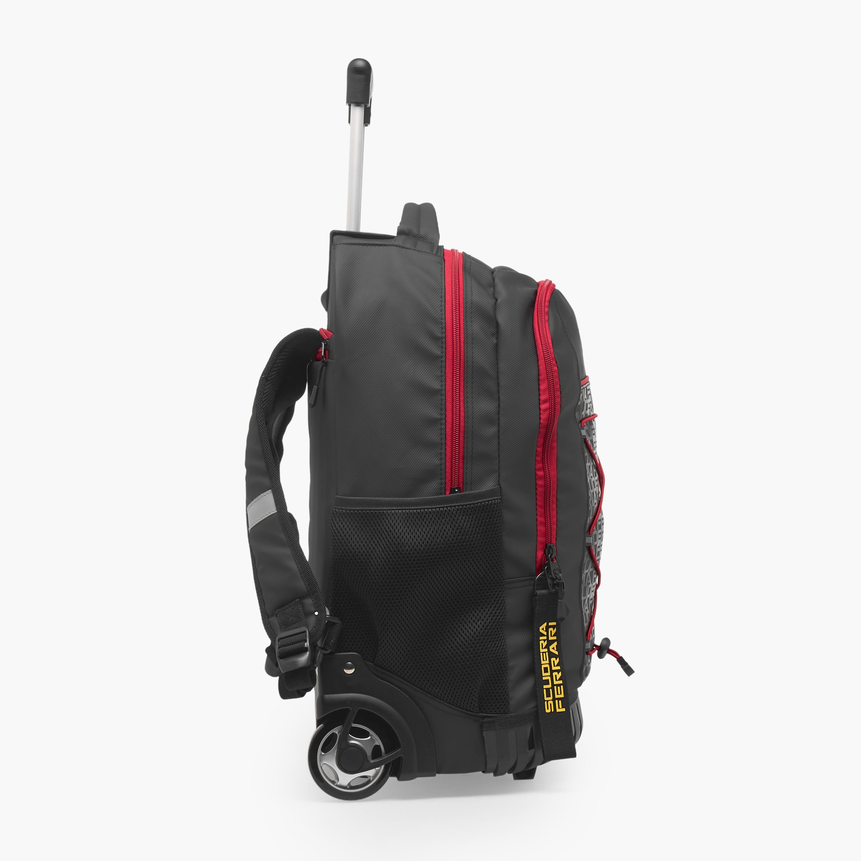 Ferrari Printed Trolley Bag for Boys 8-12 Years Retractable Handle - 18 inches-school-bagsandbackpacks-trolleybags-image-9