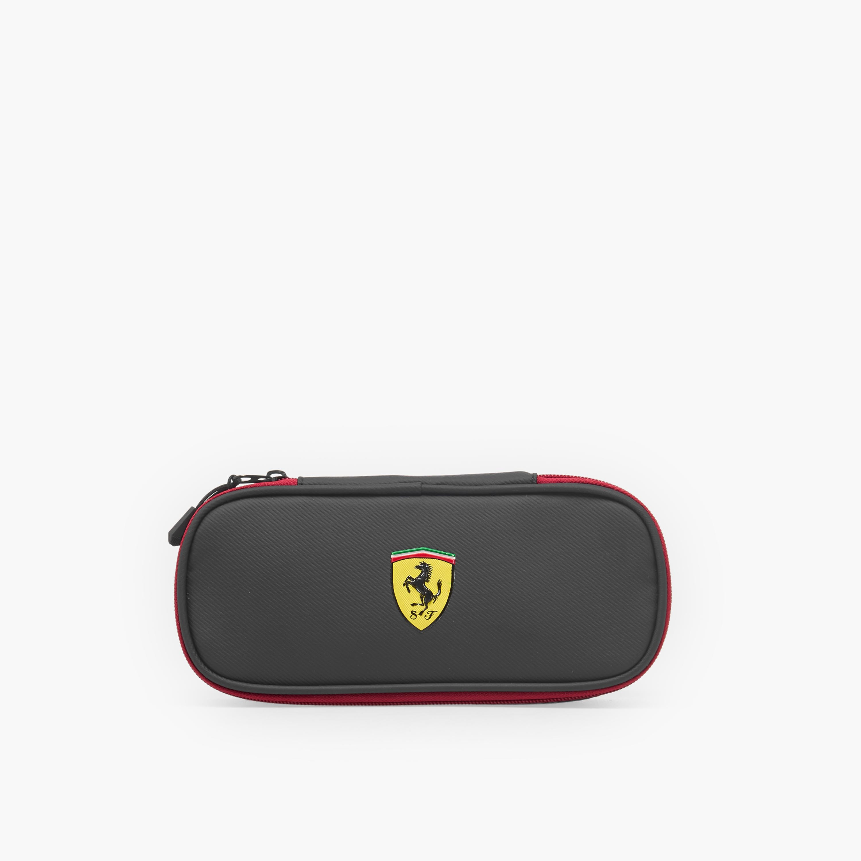 Ferrari Logo Pencil Pouch with Zip Closure-school-stationery-pencilcases-image-1