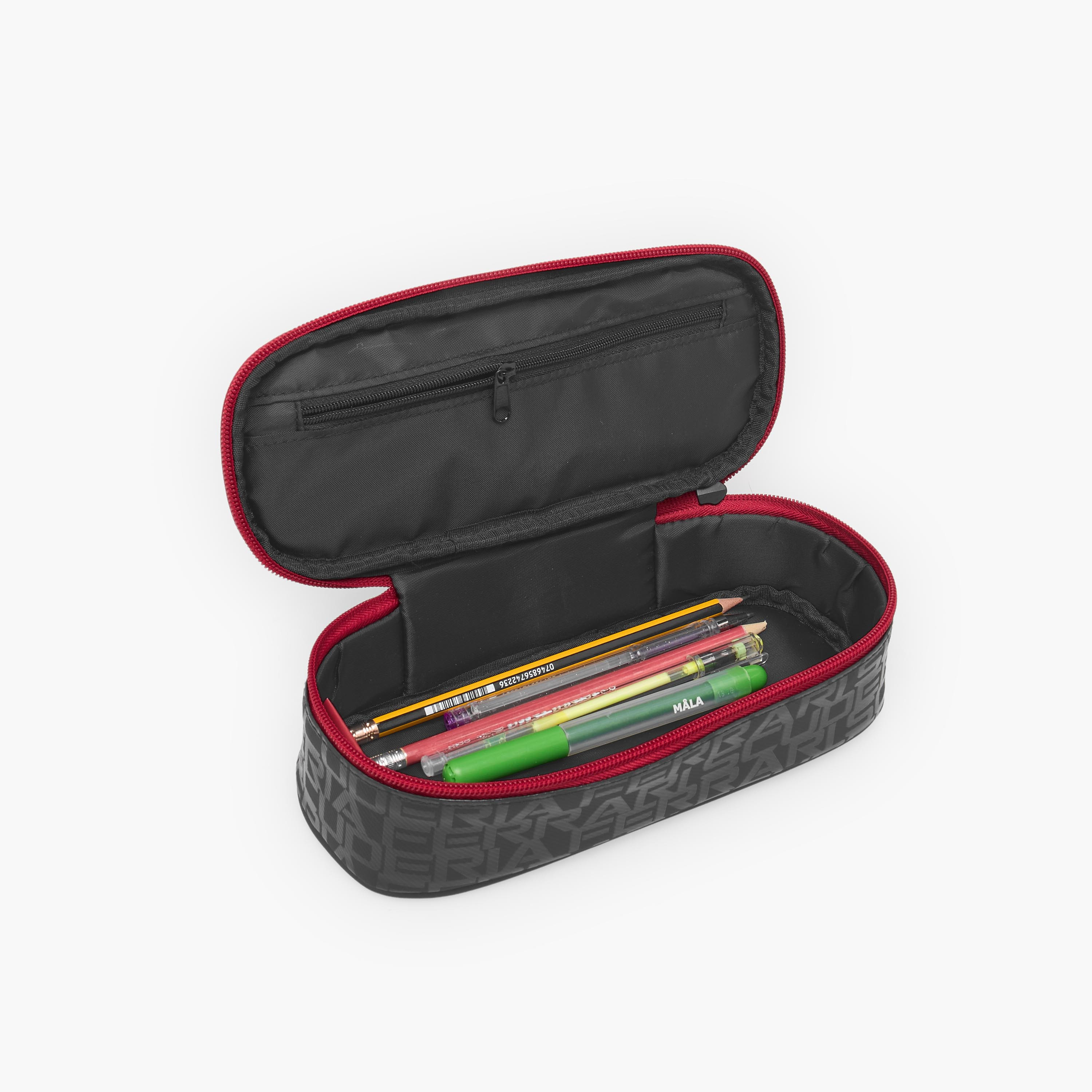 Ferrari Logo Pencil Pouch with Zip Closure-school-stationery-pencilcases-image-8