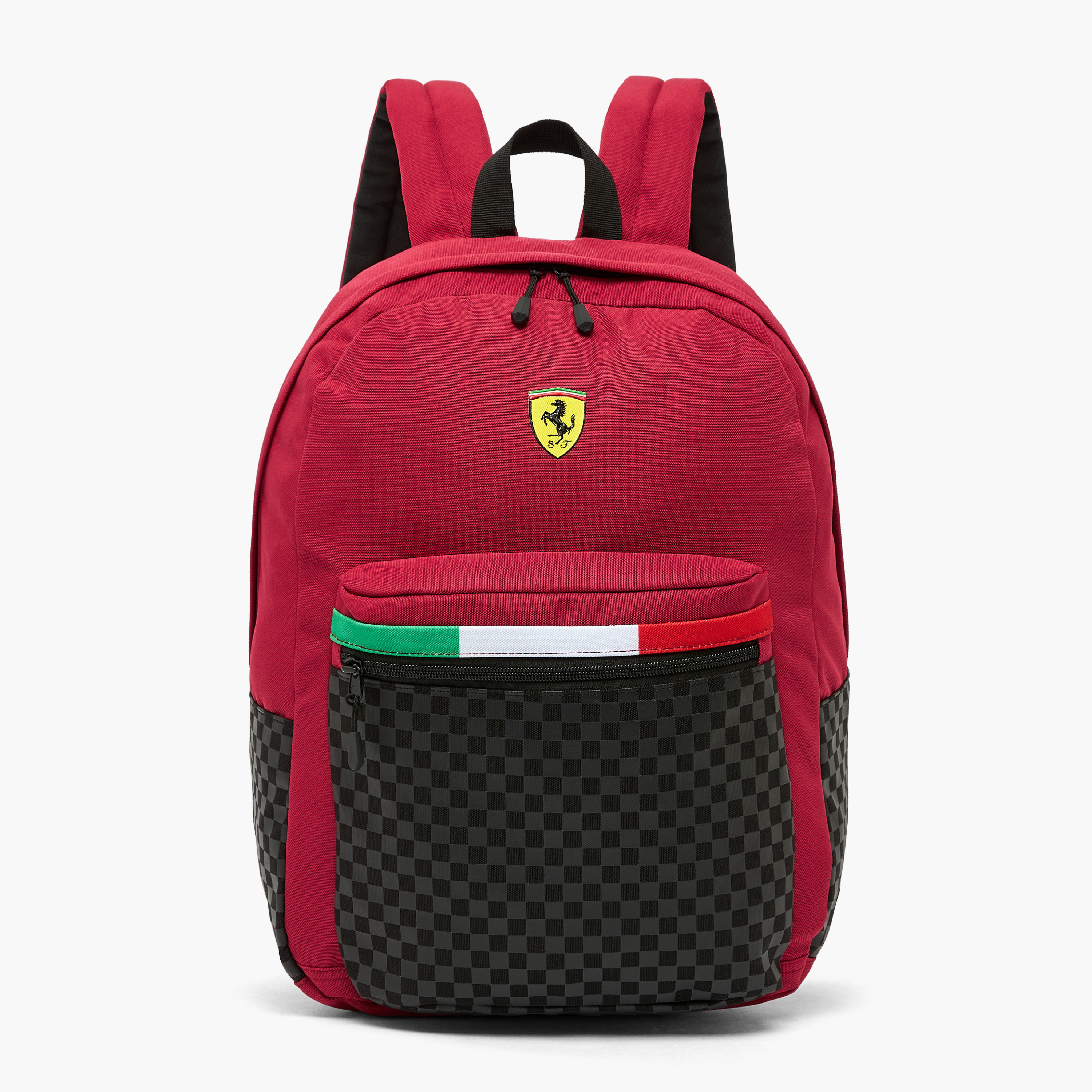 Ferrari Solid Backpack for Girls 8-12 Years with Padded Shoulder Straps - 17 inches-school-bagsandbackpacks-backpacks-image-1