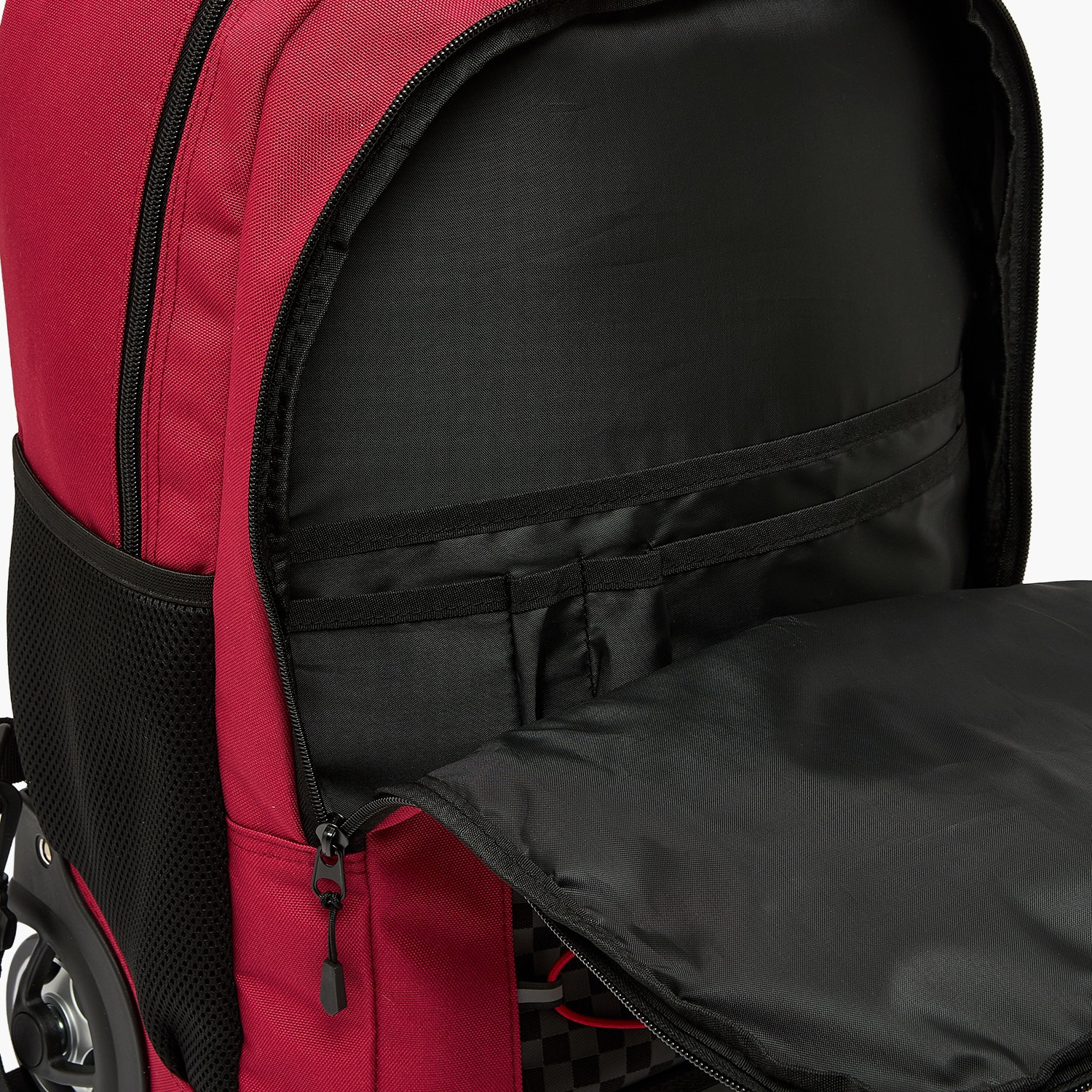 شنطة ترولي للأولاد 8-12 سنة بمقبض قابل للسحب وتصميم فيراري - 16 بوصة-school-bagsandbackpacks-trolleybags-image-6