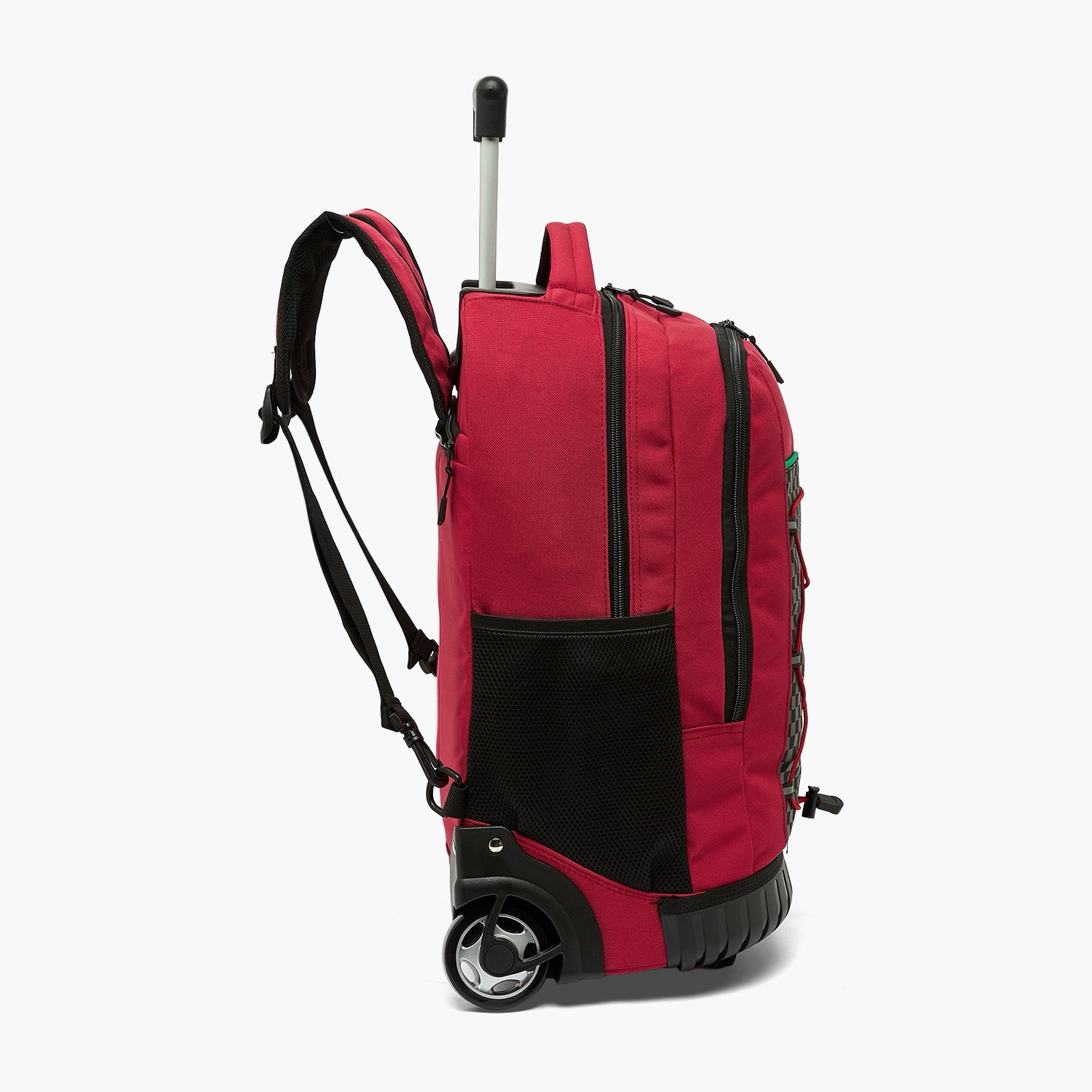 Ferrari Panelled Trolley Bag for Boys 8-12 Years Retractable Handle - 16 inches-school-bagsandbackpacks-trolleybags-image-9
