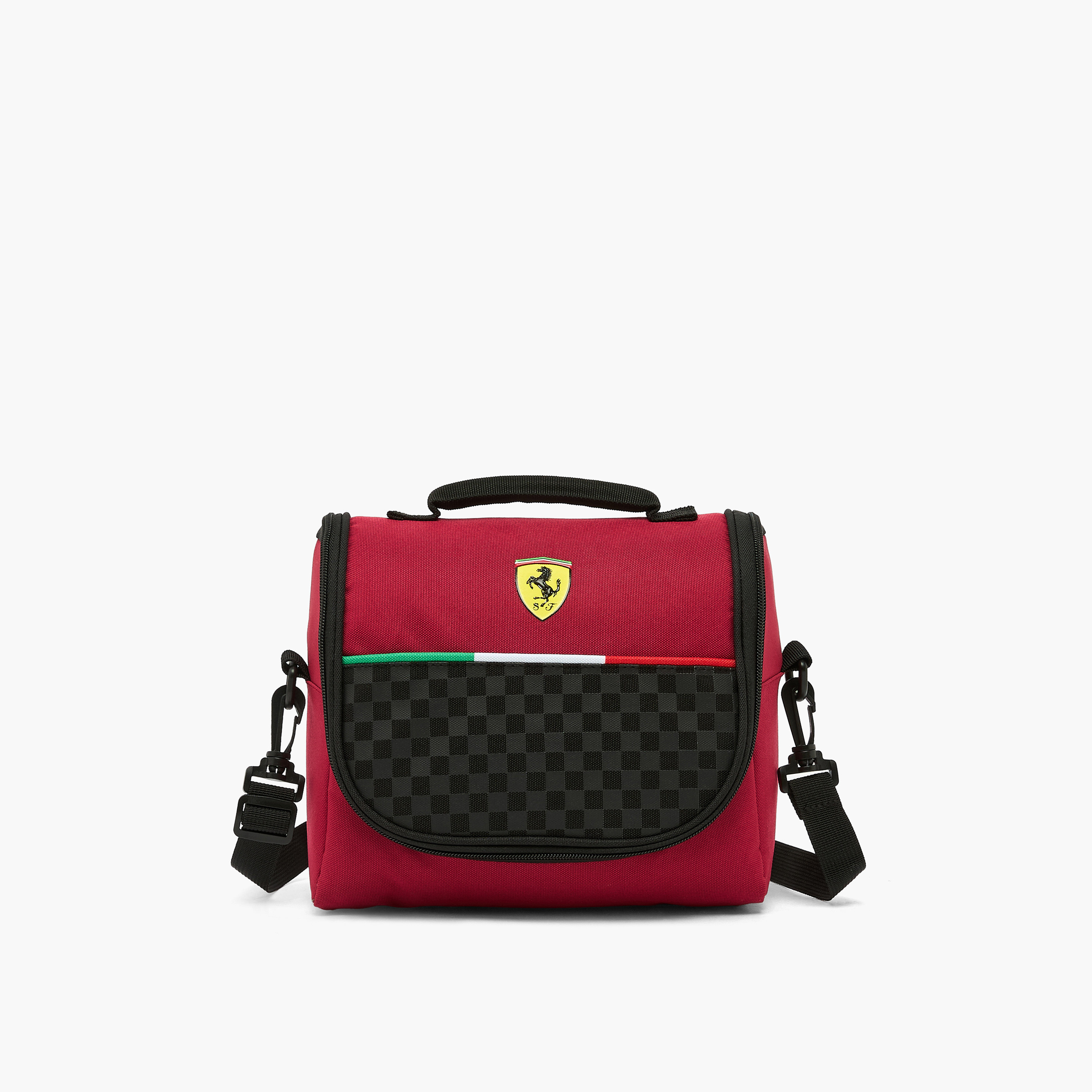 شنطة غداء مقسمة للأولاد من 8-12 سنة مع حزام قابل للفصل من فيراري-school-lunchessentials-lunchbags-image-1