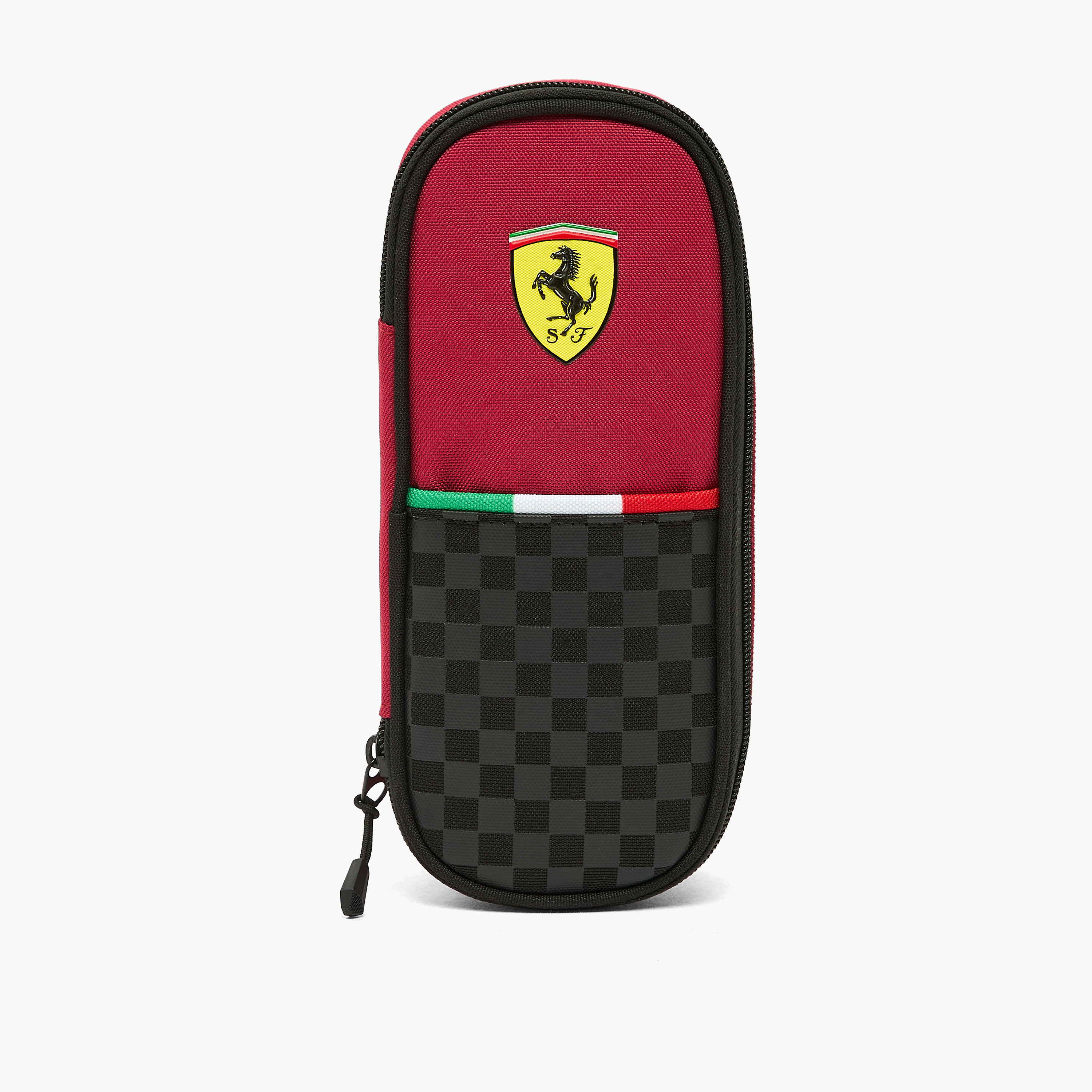 مقلمة بسحاب إغلاق وشعار فيراري-school-stationery-pencilcases-image-1