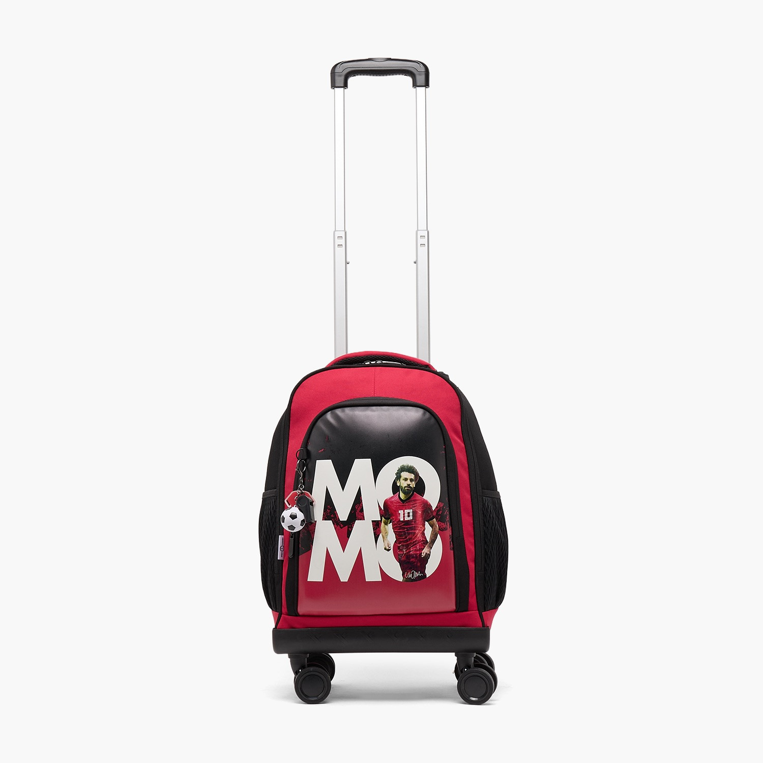 Celebrity Icons Mo Salah Print Trolley Bag for Boys 8-12 Years with Durable Wheels - 18 inches-school-bagsandbackpacks-trolleybags-image-2