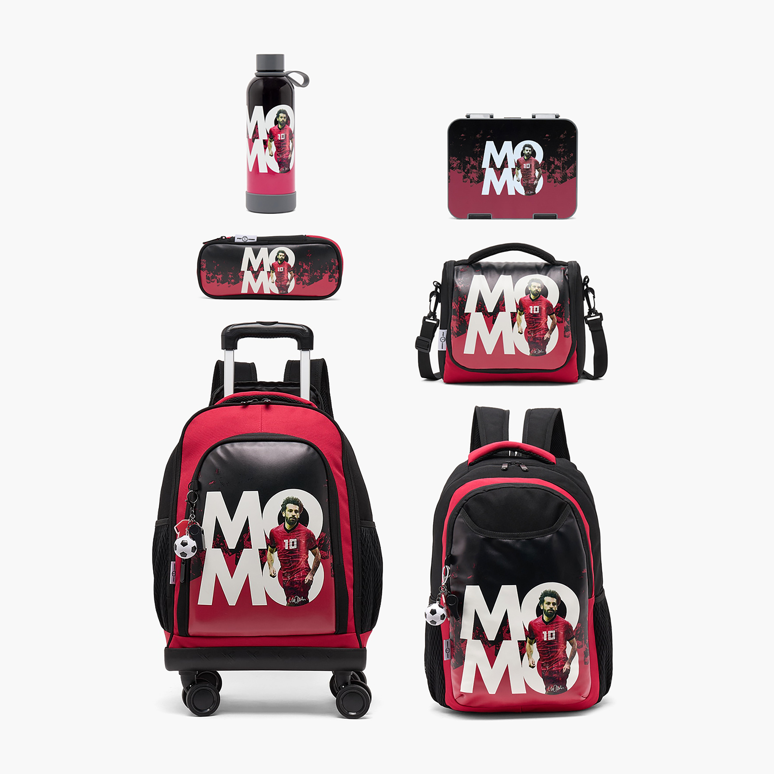 Celebrity Icons Mohamed Salah Print Lunch Bag for Boys 8-12 Years with Zip Closure-school-lunchessentials-lunchbags-image-11