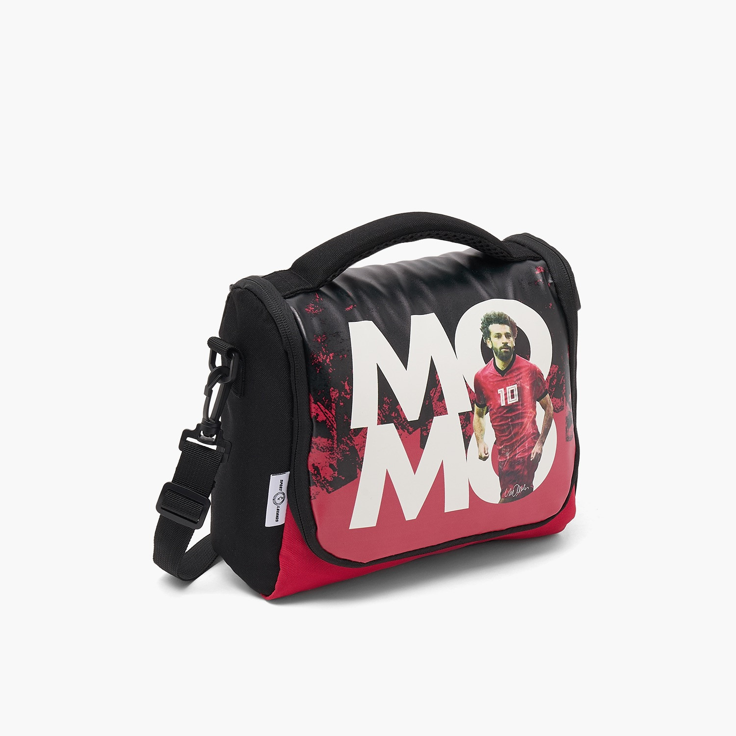 Celebrity Icons Mohamed Salah Print Lunch Bag for Boys 8-12 Years with Zip Closure-school-lunchessentials-lunchbags-image-2