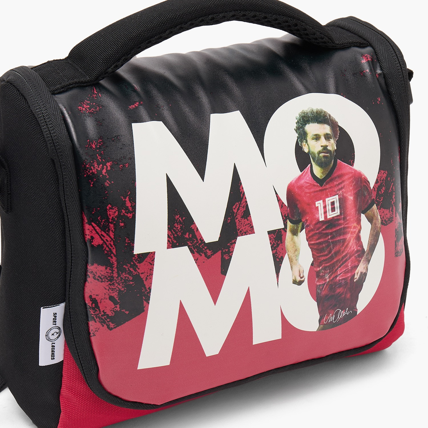 Celebrity Icons Mohamed Salah Print Lunch Bag for Boys 8-12 Years with Zip Closure-school-lunchessentials-lunchbags-image-3
