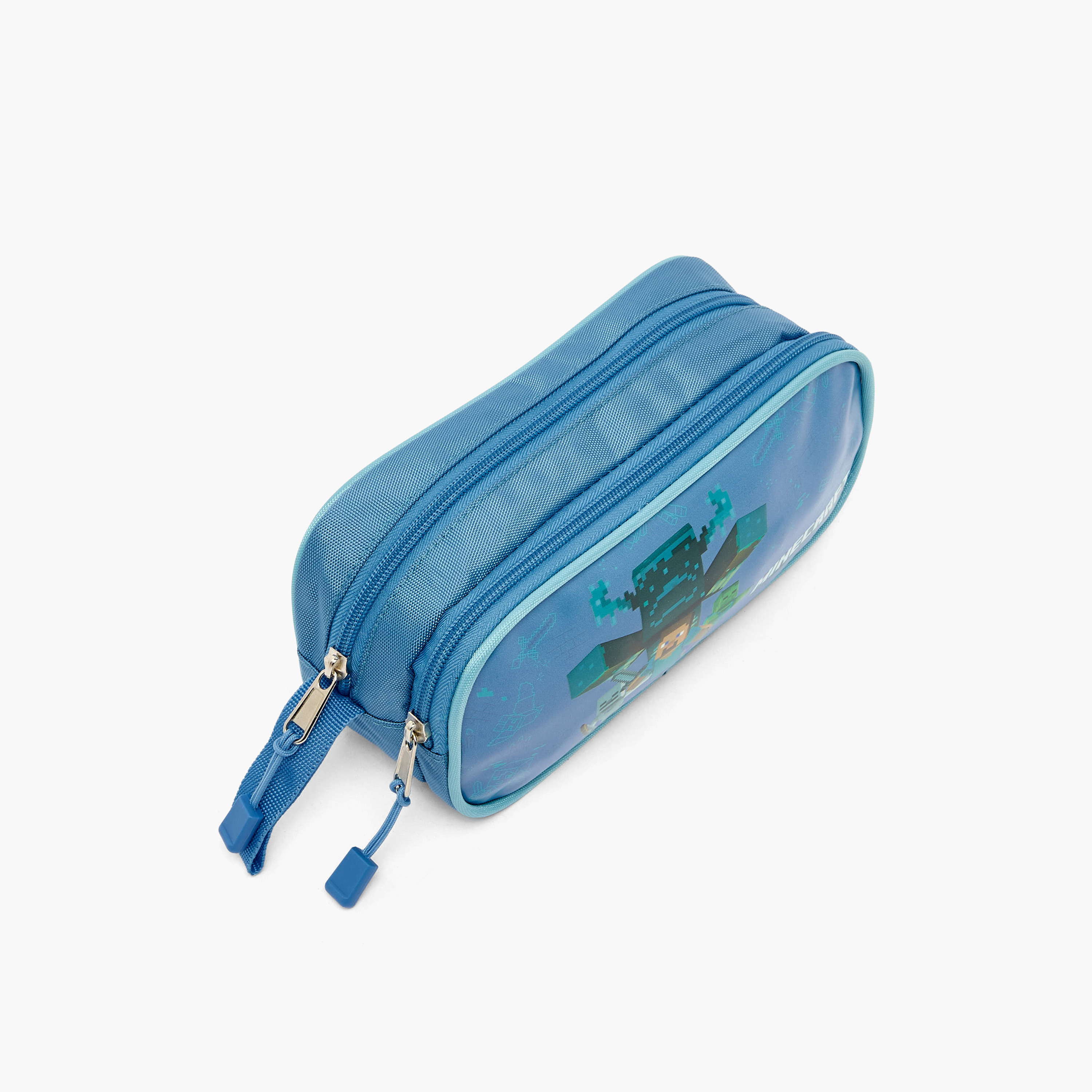 Hollywood Magic Minecraft Print Pencil Pouch with Zip Closure-school-stationery-pencilcases-image-2