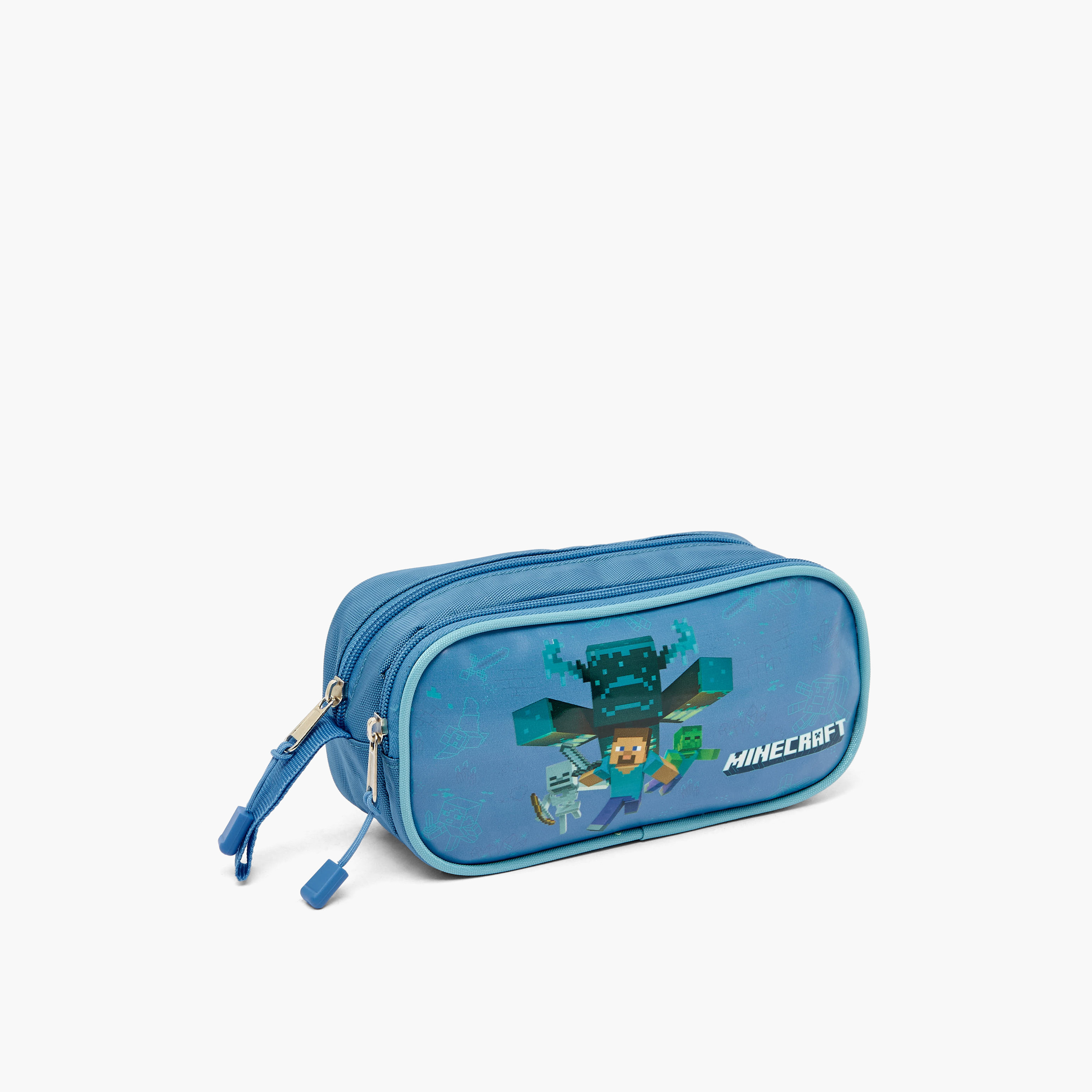 Hollywood Magic Minecraft Print Pencil Pouch with Zip Closure-school-stationery-pencilcases-image-3