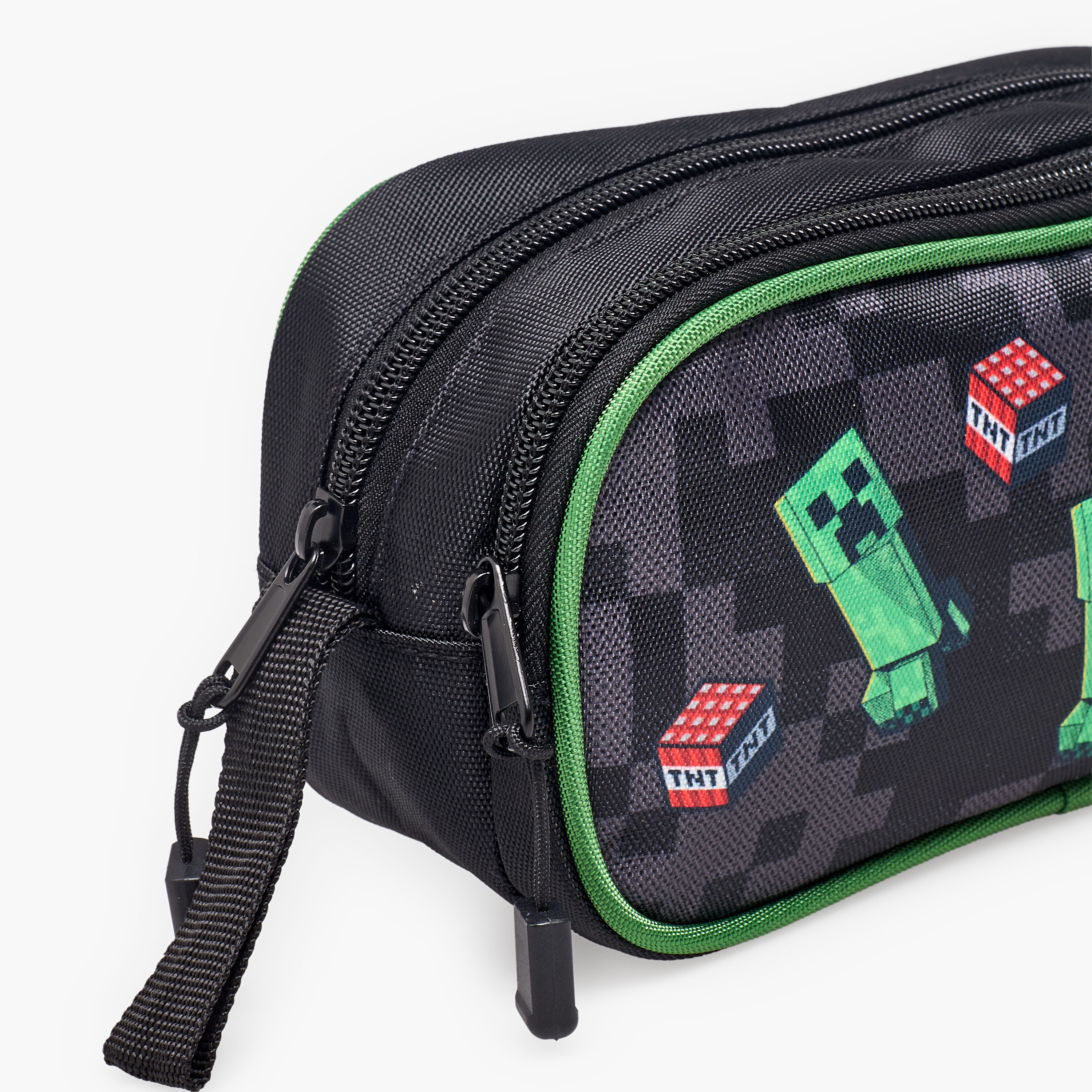 Hollywood Magic Minecraft Print Pencil Pouch with 2 Compartments-school-stationery-pencilcases-image-5