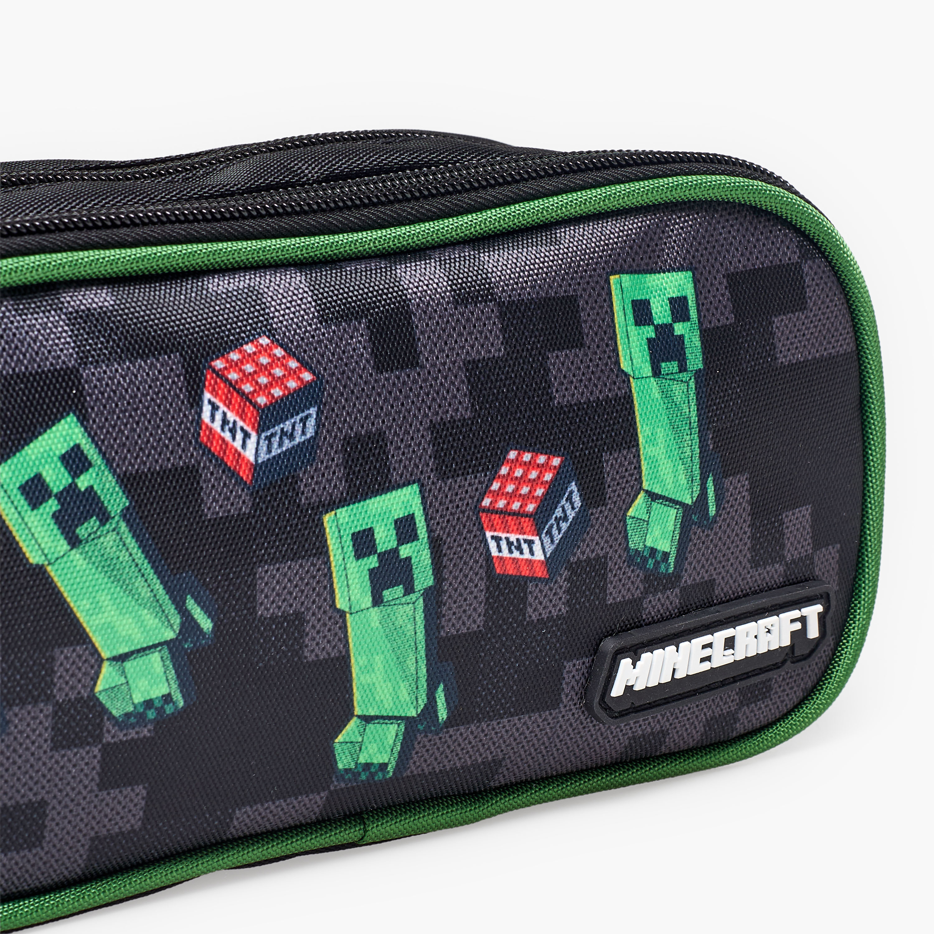 Hollywood Magic Minecraft Print Pencil Pouch with 2 Compartments-school-stationery-pencilcases-image-6