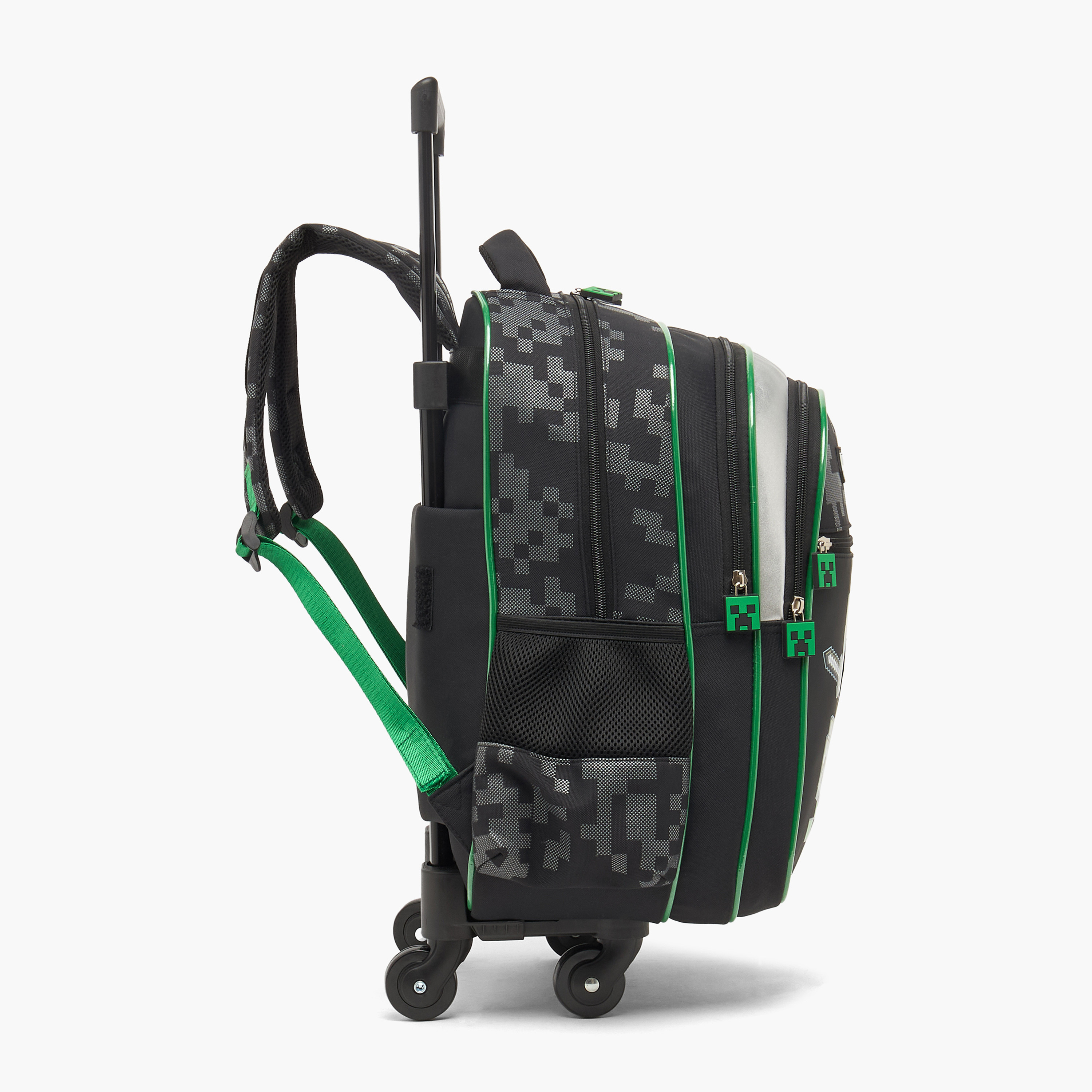 Hollywood Magic Minecraft Print Trolley Bag for Boys 5-8 Years with Durable Wheels - 16 inches-school-bagsandbackpacks-trolleybags-image-10