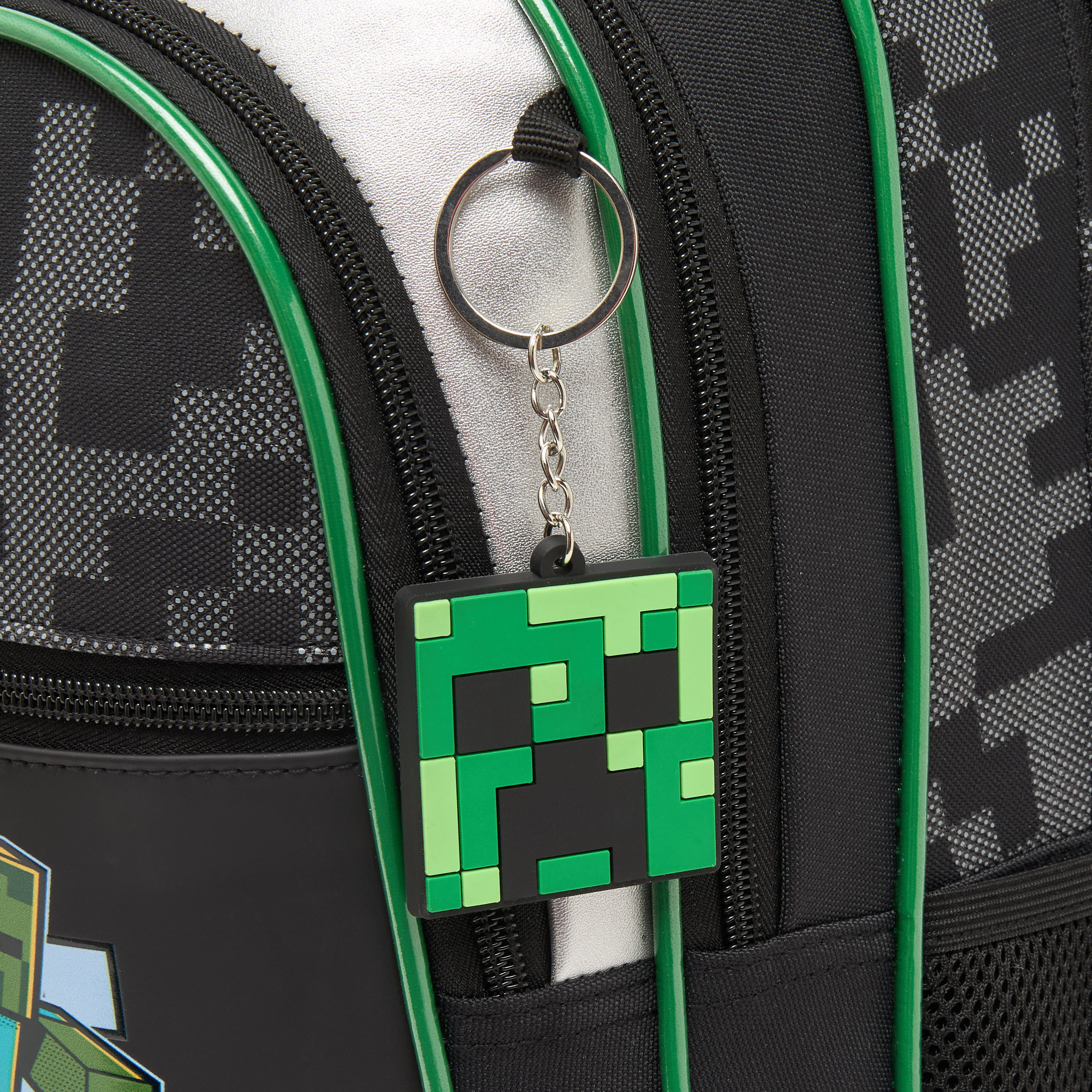 Hollywood Magic Minecraft Print Backpack for Boys 5-8 Years with Padded Shoulder Straps - 16 inches-school-bagsandbackpacks-backpacks-image-6
