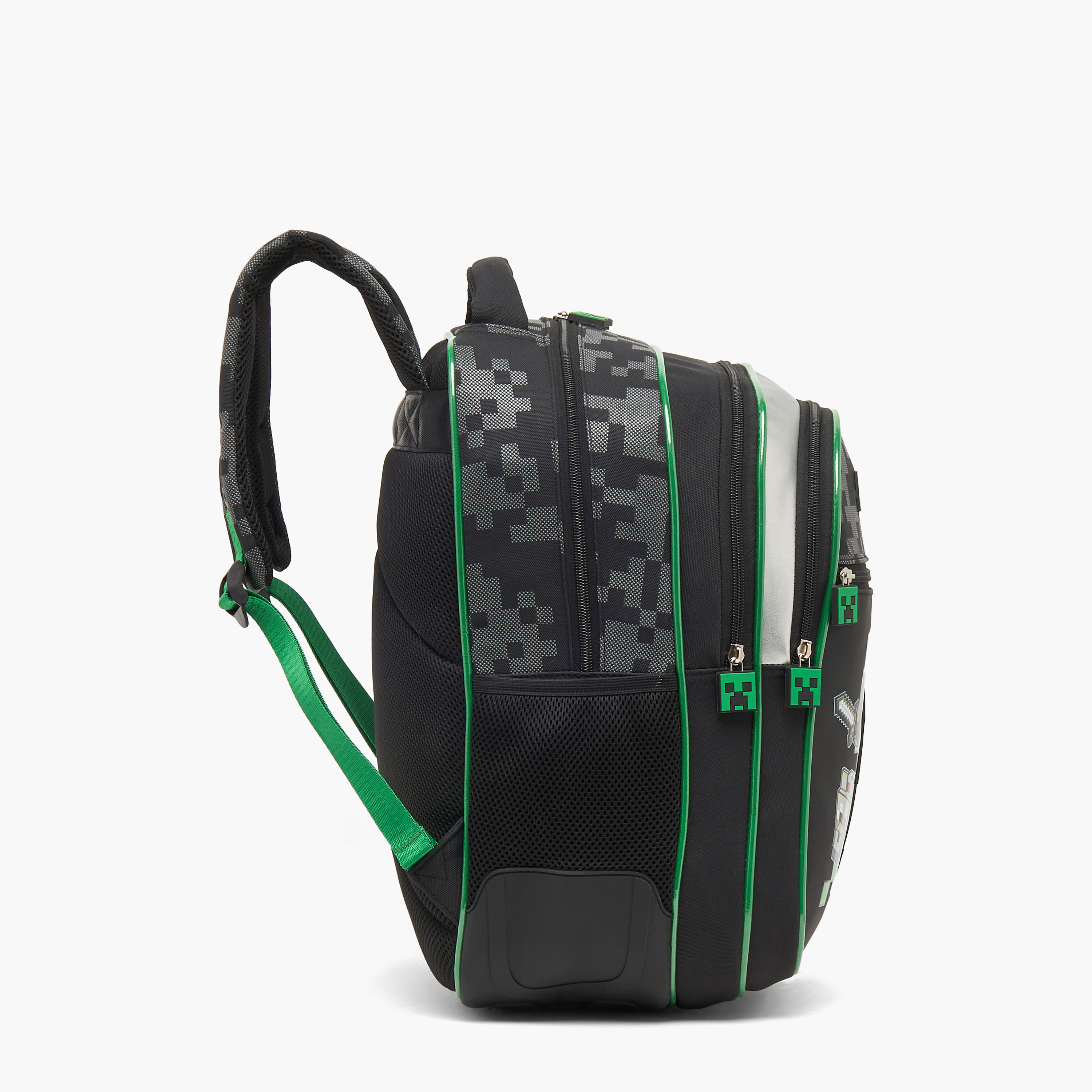 Hollywood Magic Minecraft Print Backpack for Boys 5-8 Years with Padded Shoulder Straps - 16 inches-school-bagsandbackpacks-backpacks-image-9