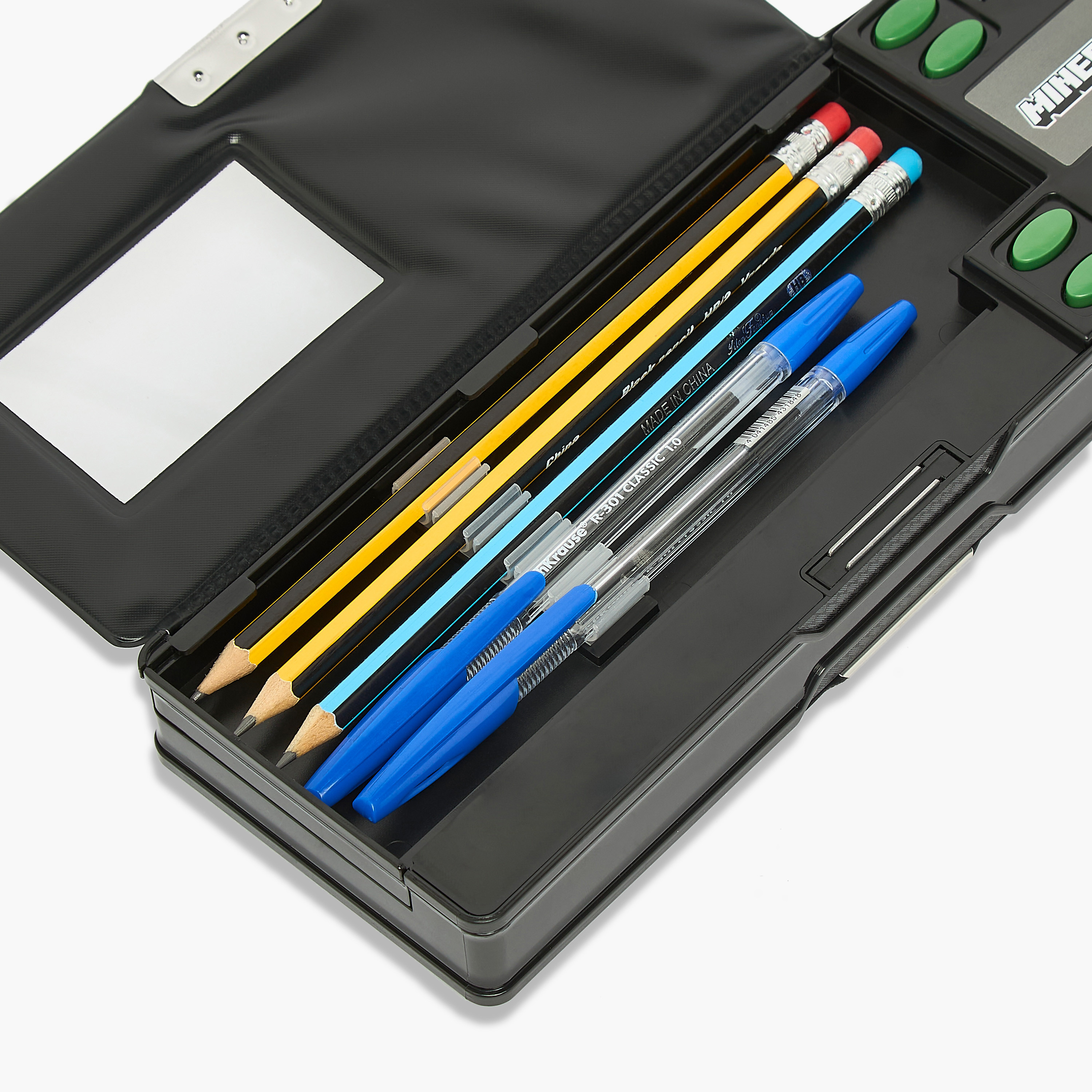 مقلمة بطبعات ماينكرافت مع آلة حاسبة من هوليوود ماجيك-school-stationery-pencilcases-image-8