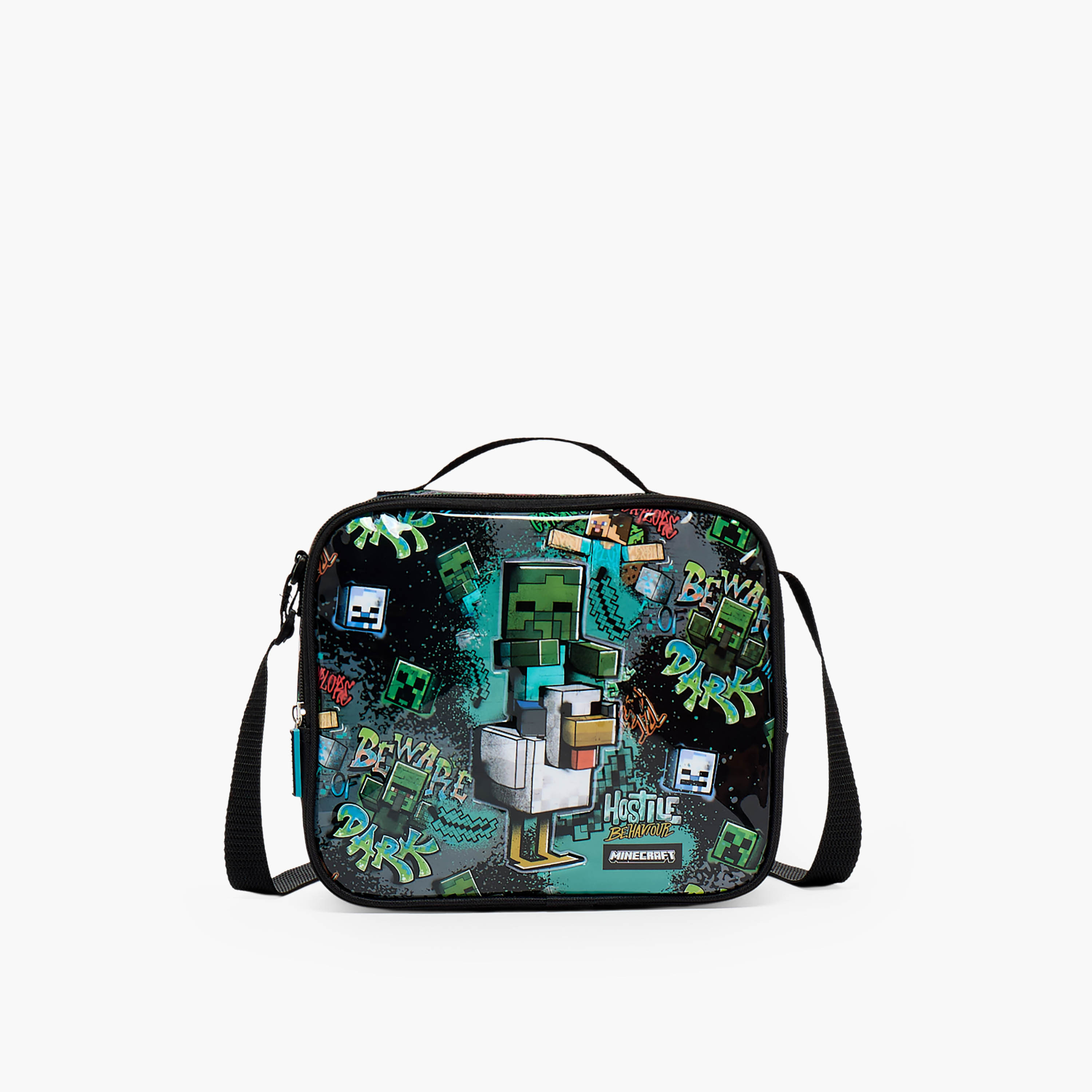 Hollywood Magic Minecraft 5-Piece School Backpack Set for Boys for 5-8 Years with Bottle - 16 inches-school-bagsandbackpacks-backpacks-image-11