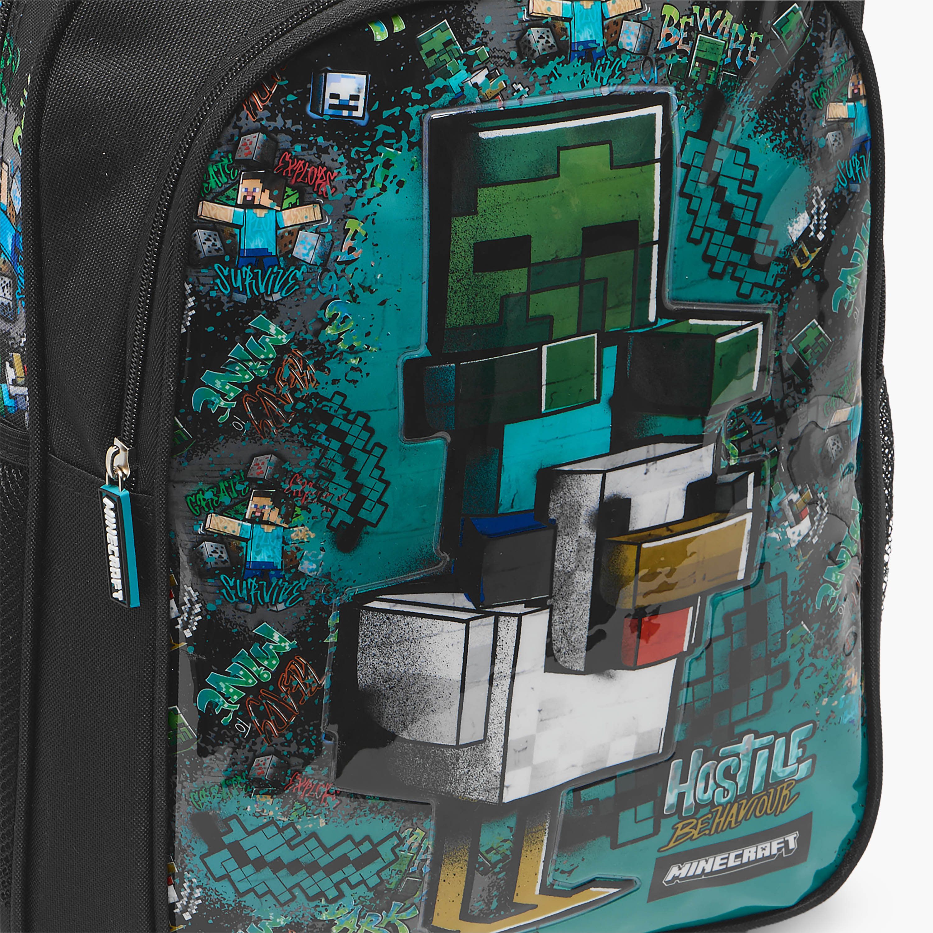 Hollywood Magic Minecraft 5-Piece School Backpack Set for Boys for 5-8 Years with Bottle - 16 inches-school-bagsandbackpacks-backpacks-image-6