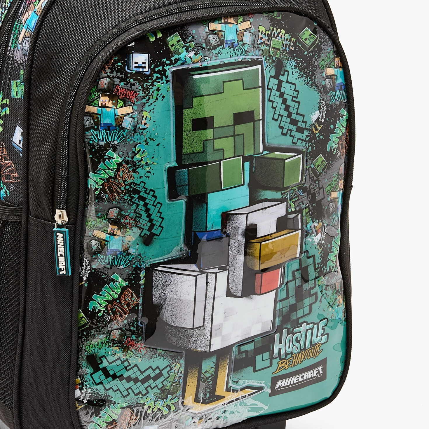 Hollywood Magic Minecraft Print 5-Piece School Trolley Bag Set for Boys 5-8 Years with Lunch Box-school-bagsandbackpacks-trolleybags-image-5