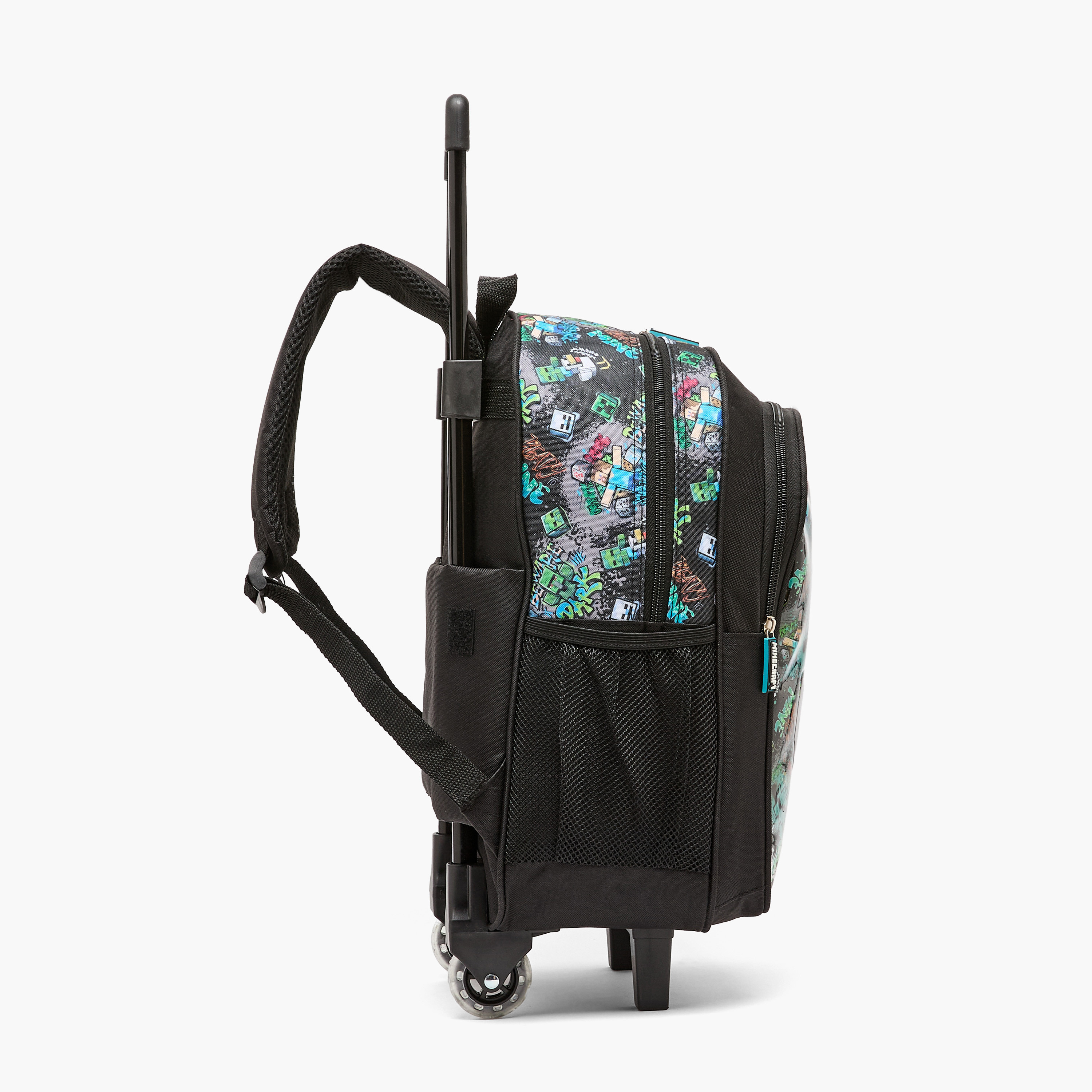 Hollywood Magic Minecraft Print 5-Piece School Trolley Bag Set for Boys 5-8 Years with Lunch Box-school-bagsandbackpacks-trolleybags-image-9