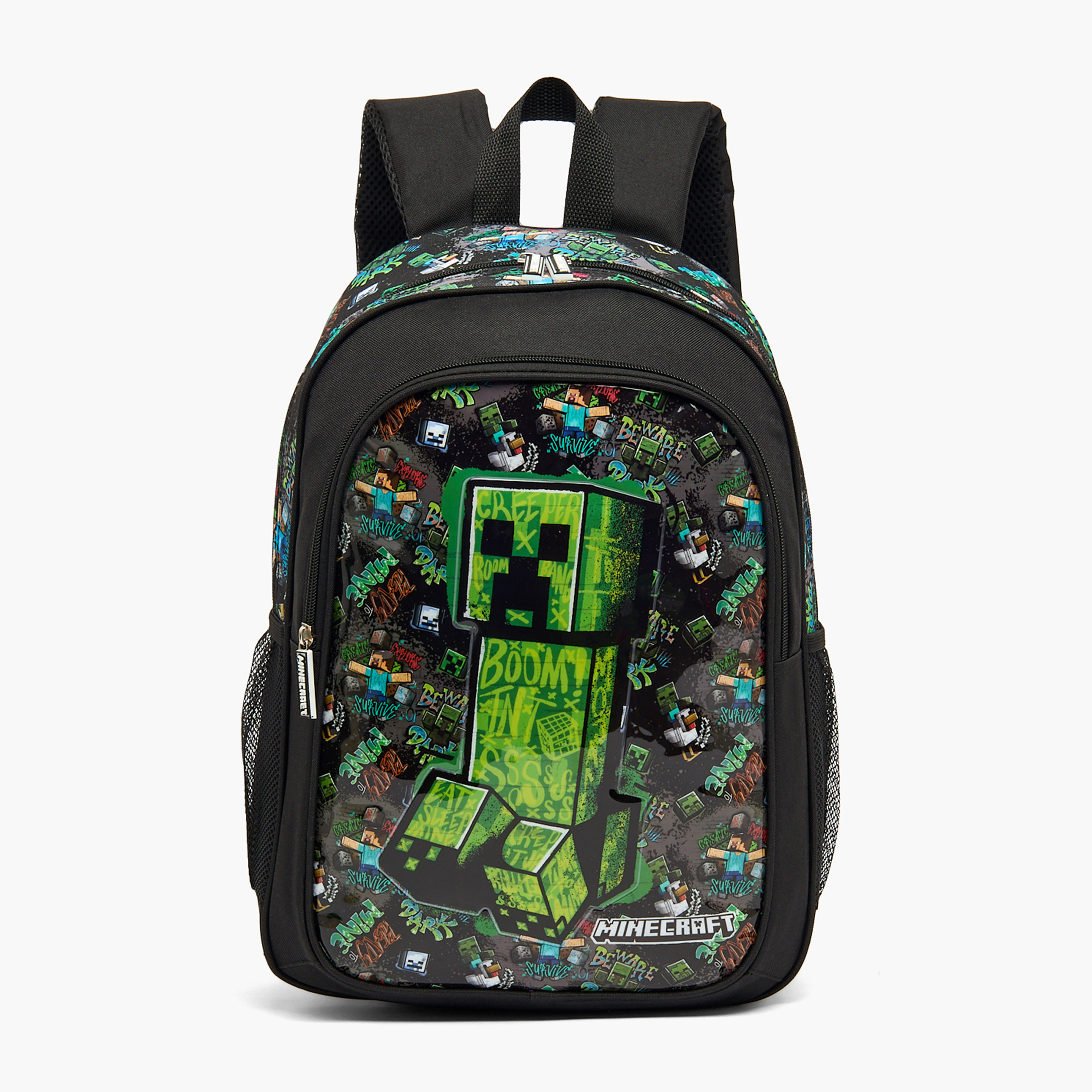 Hollywood Magic Minecraft 5-Piece School Backpack Set for Boys 5-8 Years with Lunch Box - 16 inches-school-bagsandbackpacks-backpacks-image-4