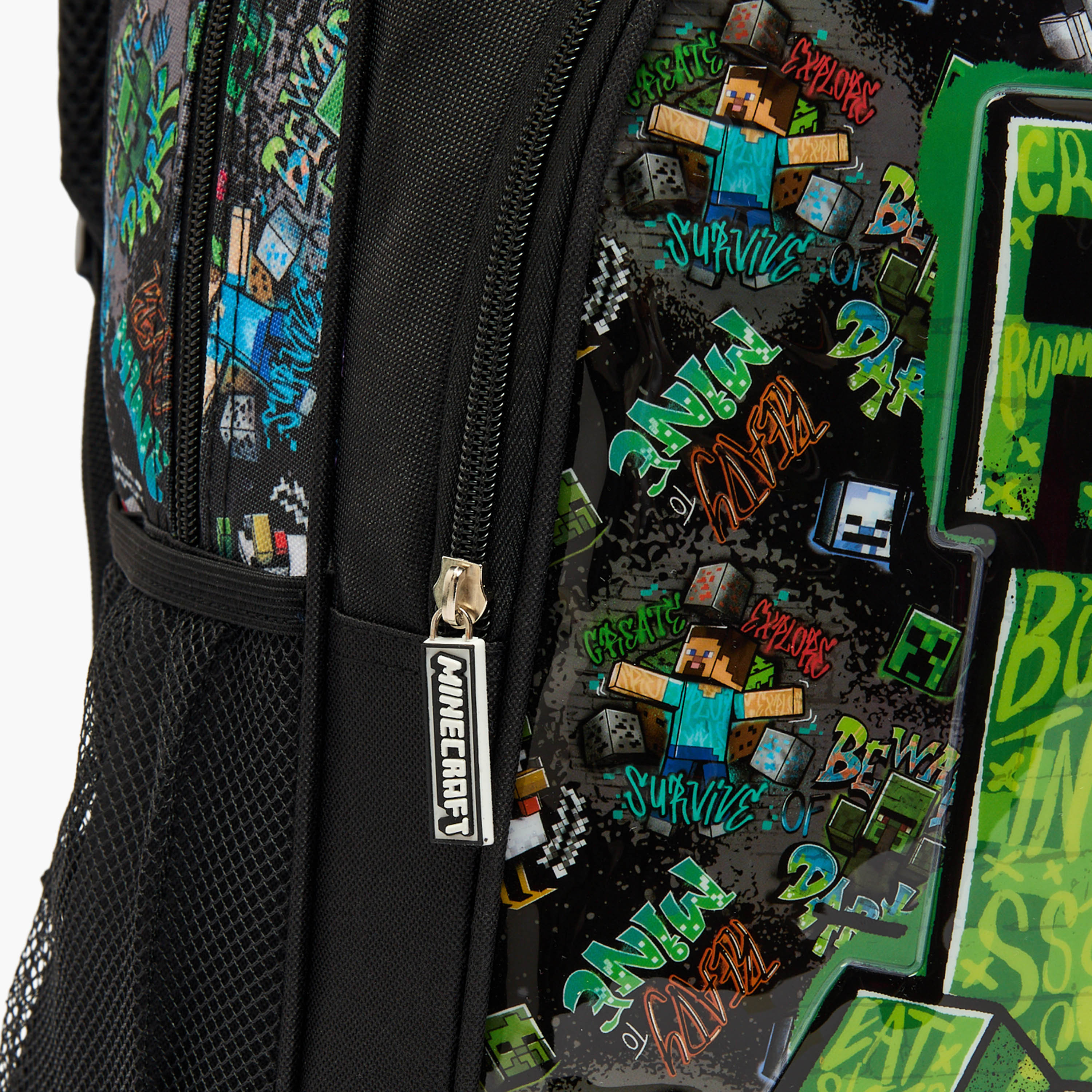 Hollywood Magic Minecraft 5-Piece School Backpack Set for Boys 5-8 Years with Lunch Box - 16 inches-school-bagsandbackpacks-backpacks-image-5