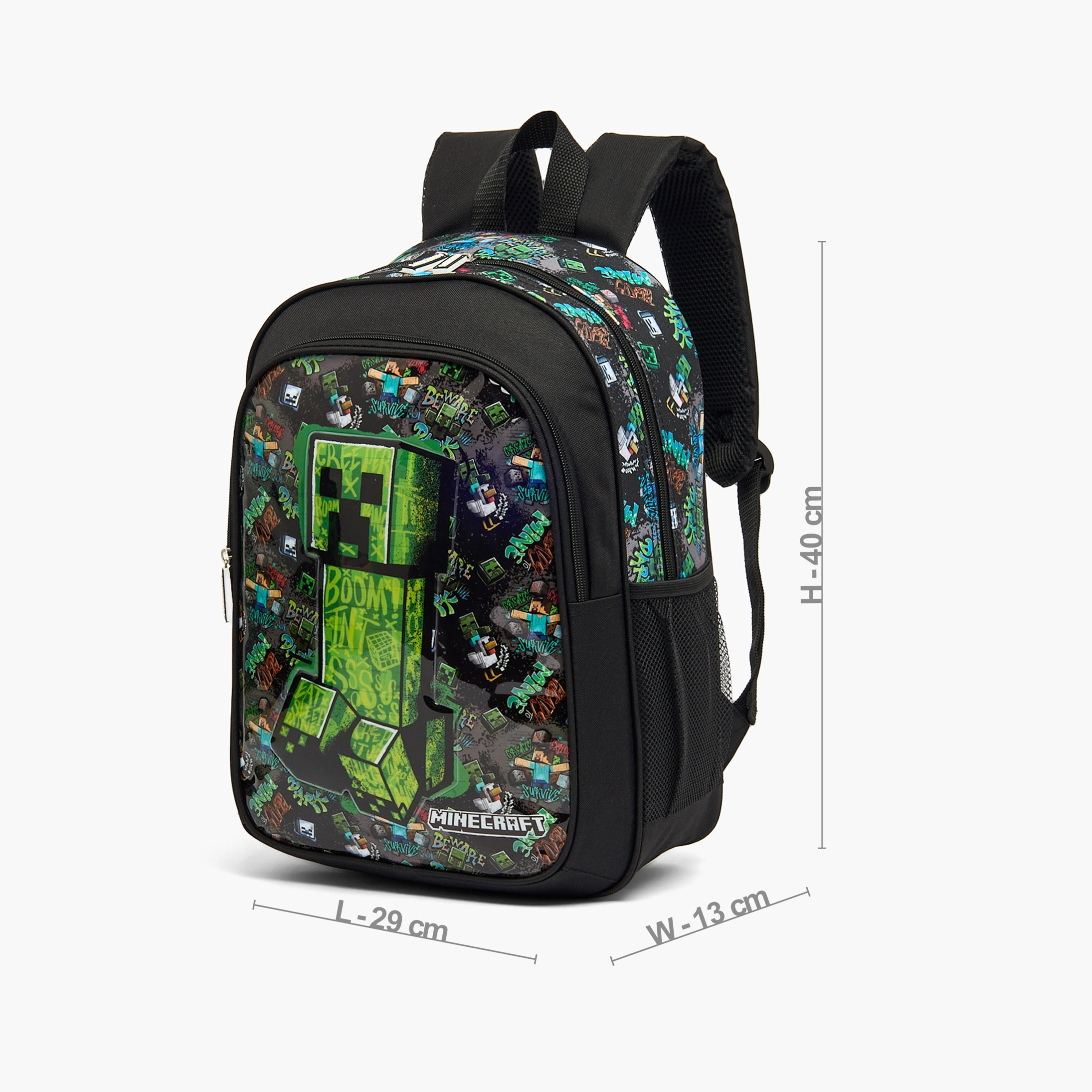 Hollywood Magic Minecraft 5-Piece School Backpack Set for Boys 5-8 Years with Lunch Box - 16 inches-school-bagsandbackpacks-backpacks-image-8