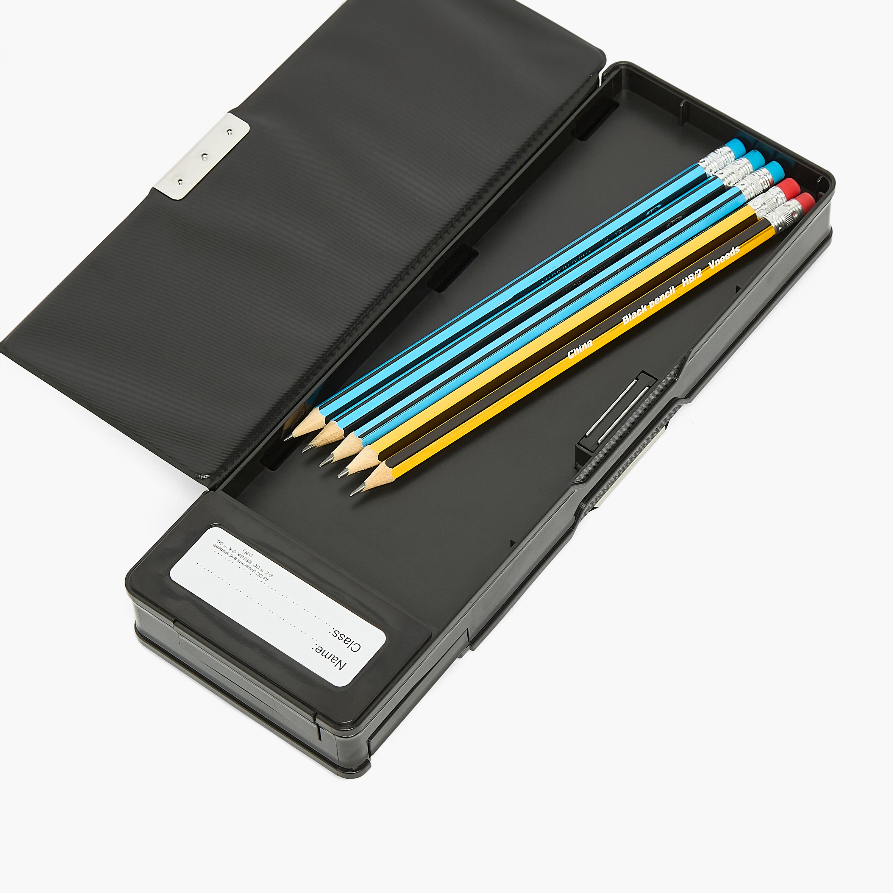 مقلمة بطبعات سونيك وباتمان مع آلة حاسبة من هوليوود ماجيك-school-stationery-pencilcases-image-9