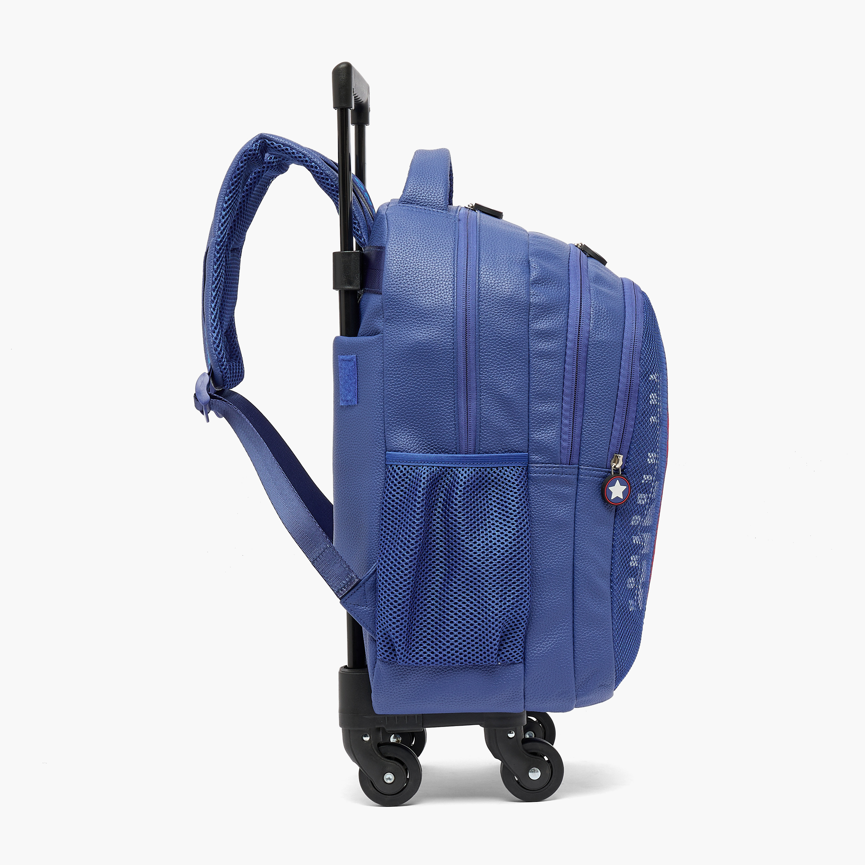 شنطة ترولي بطبعة سونيك 5-8 سنوات مع أحزمة كتف مبطنة من سيجا للأولاد - 16 بوصة-school-bagsandbackpacks-trolleybags-image-9