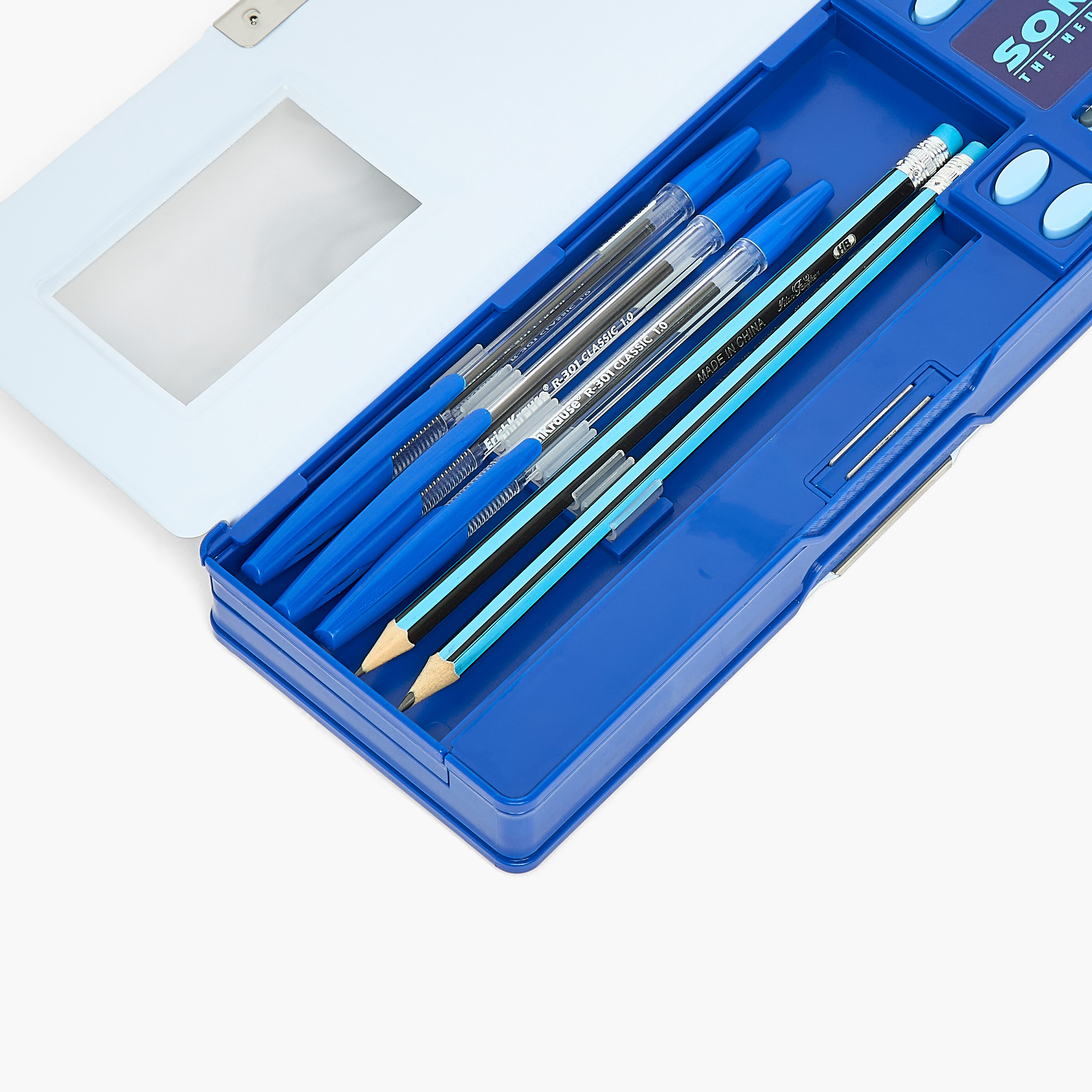 Hollywood Magic Sonic Print Pencil Case with Calculator-school-stationery-pencilcases-image-8