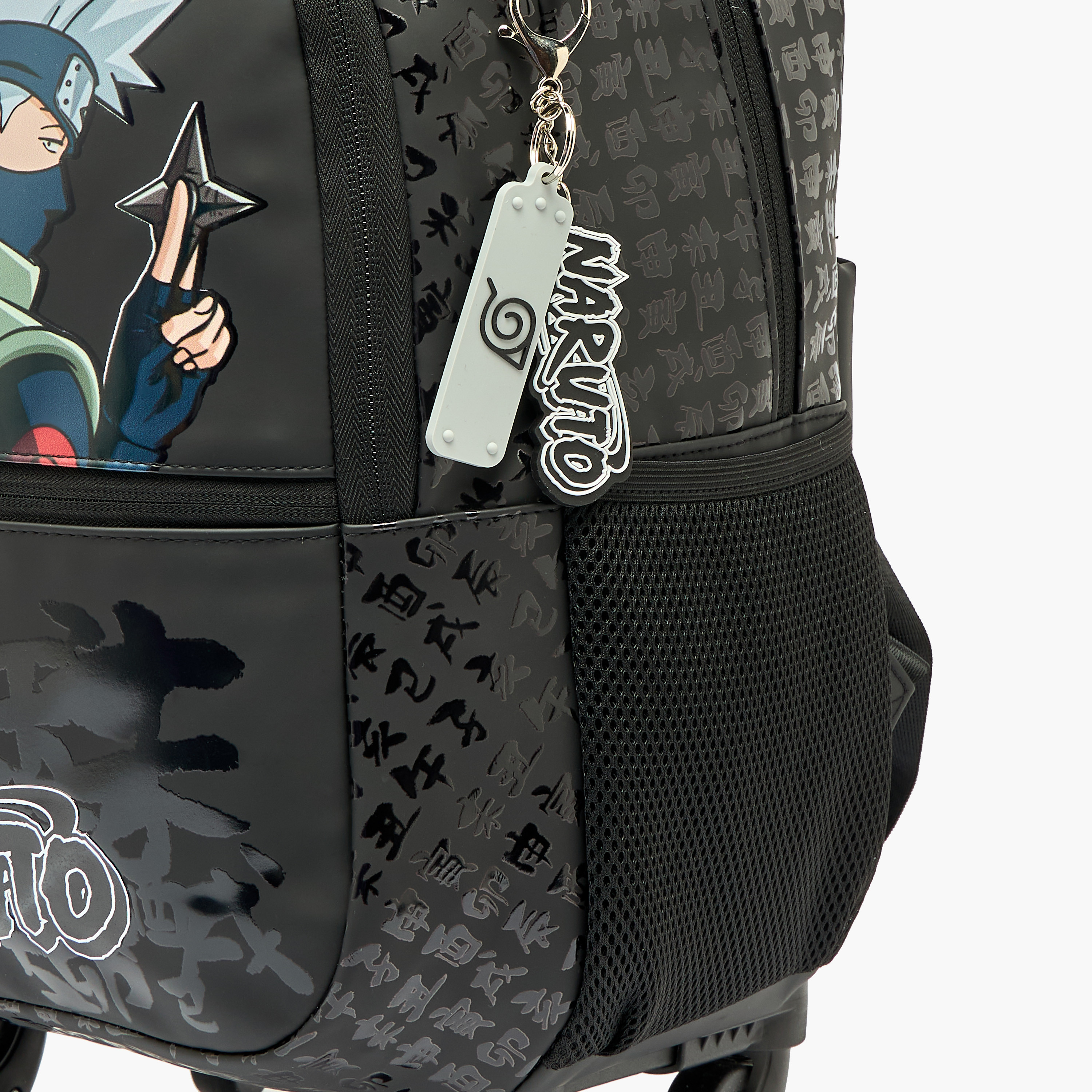 شنطة ترولي ناروتو للبنات من 5-8 سنوات بحمالات مبطنة - 16 بوصة-school-bagsandbackpacks-trolleybags-image-4