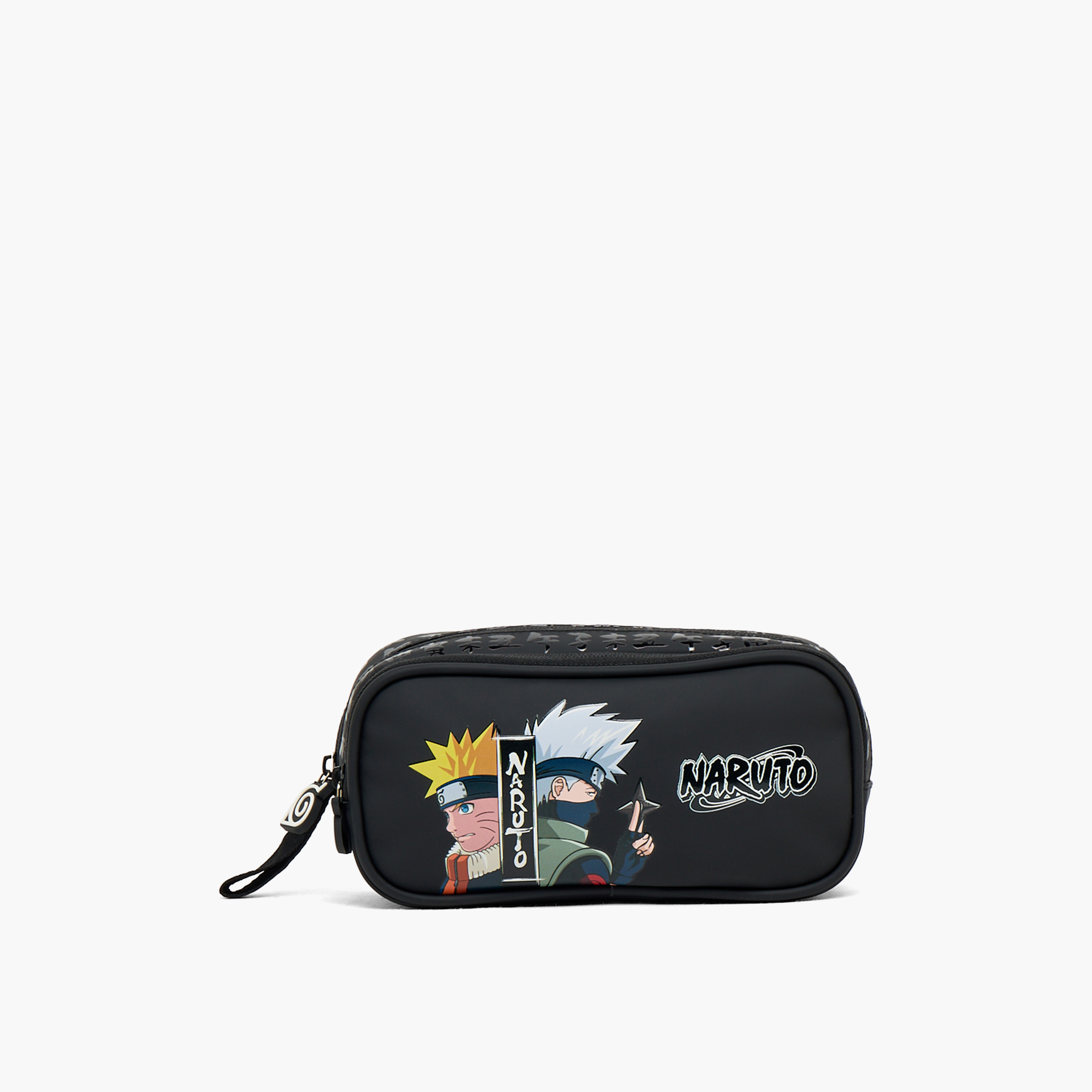 مقلمة بطبعة ناروتو بقسمين - جلد صناعي من من هوليوود ماجيك-school-stationery-pencilcases-image-1