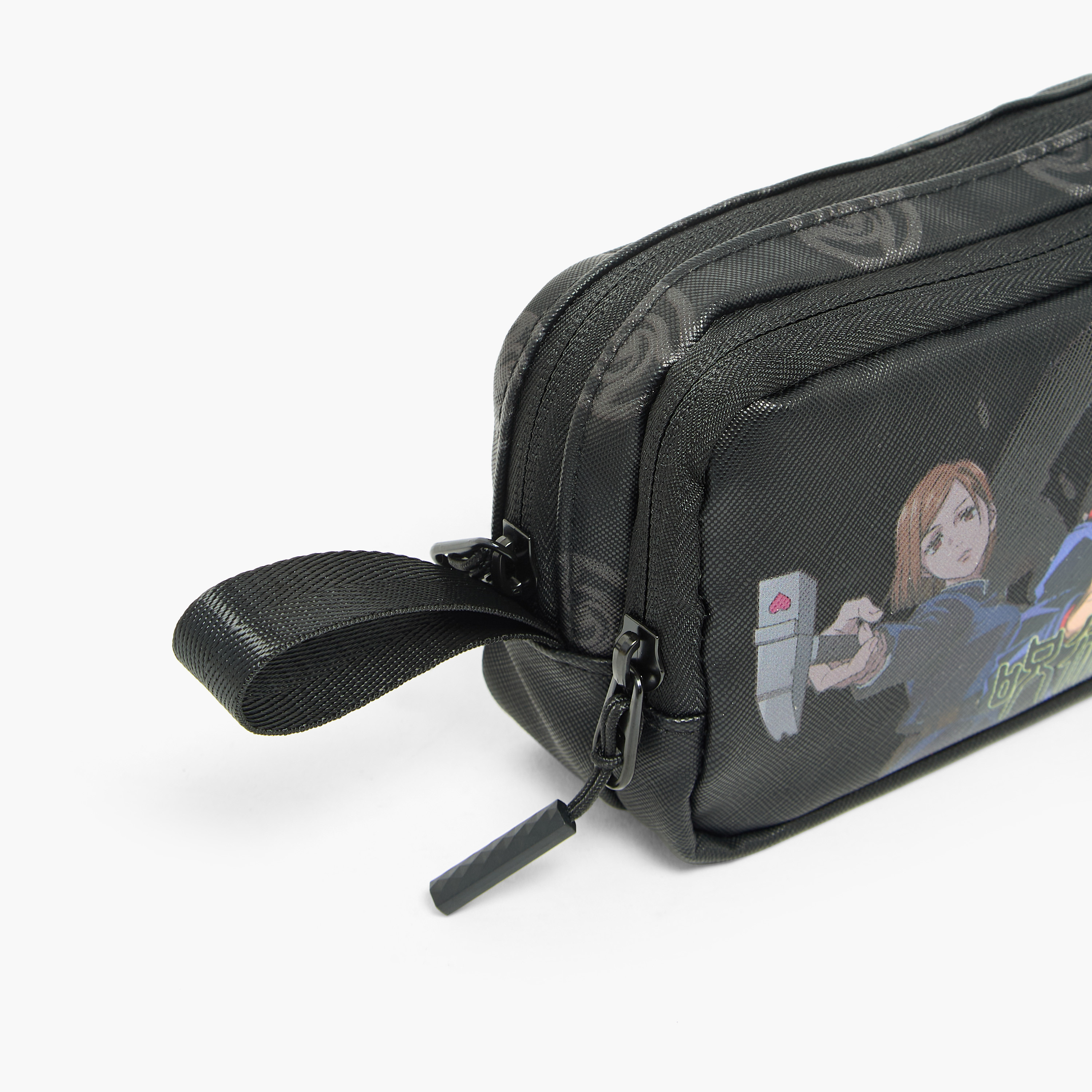 Hollywood Magic Jujutsu Kaisen Print Pencil Pouch with 2 Compartment-school-stationery-pencilcases-image-6