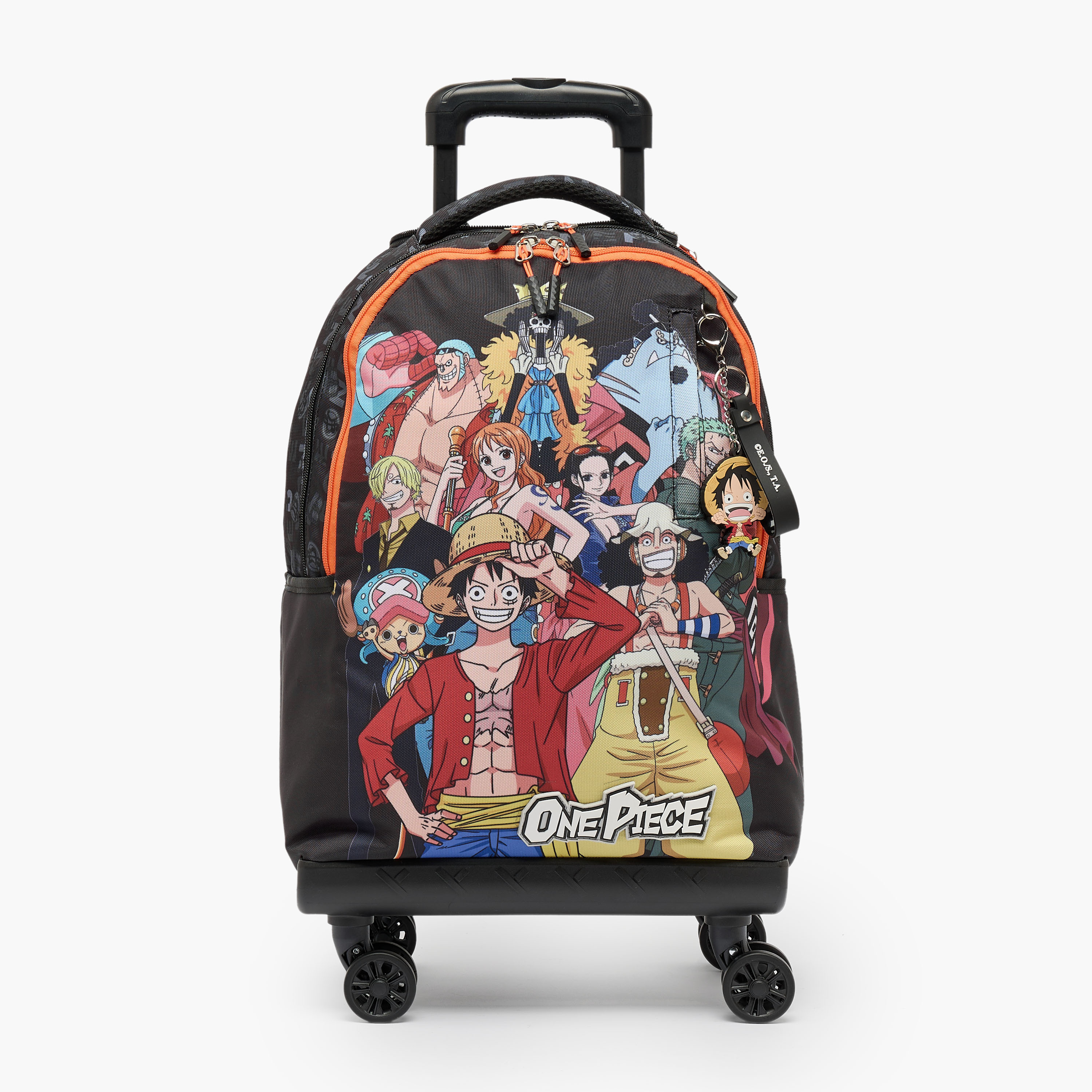 شنطة ترولي بطبعات وبعجلات متينة للأولاد 8- 12 سنة من توي أنيميشن - 18 بوصة-school-bagsandbackpacks-trolleybags-image-1