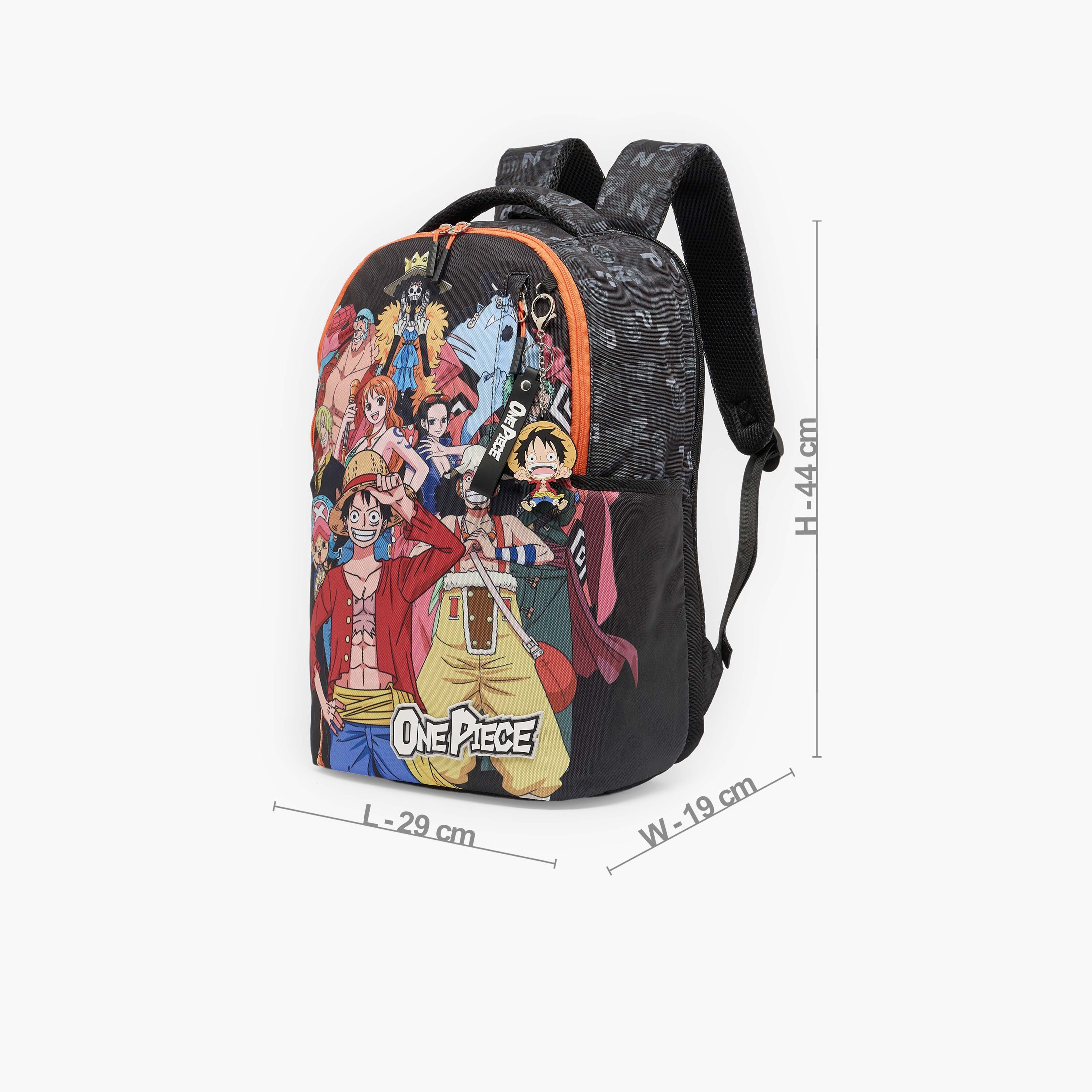 شنطة ظهر بأحزمة مبطنة وطبعات ون بيس للأولاد بعمر 8-12 سنة من توي أنيميشن - 18 بوصة-school-bagsandbackpacks-backpacks-image-6