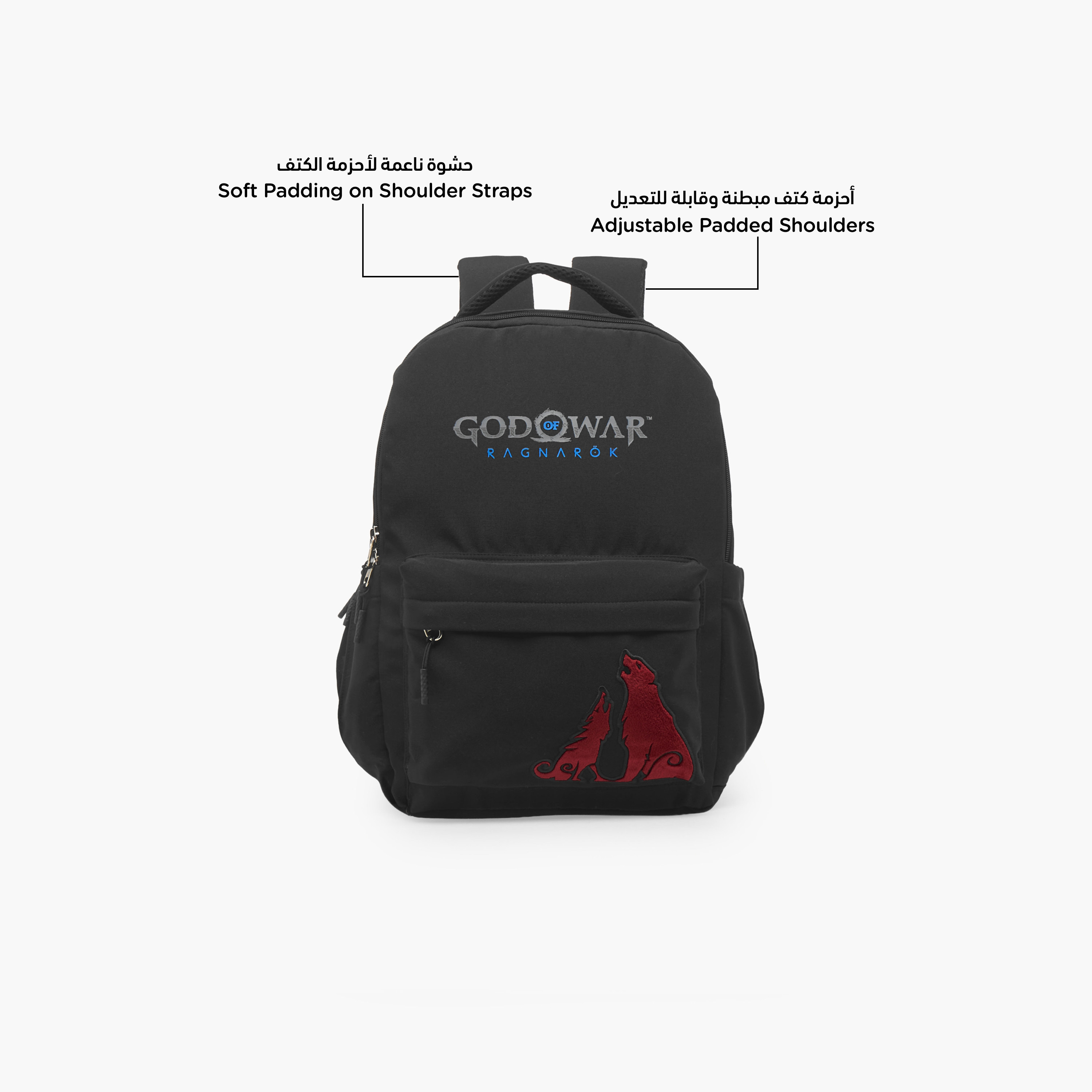 Hollywood Magic God of War Backpack for Girls 8-12 Years with Padded Straps - 17 inches-school-bagsandbackpacks-backpacks-image-2