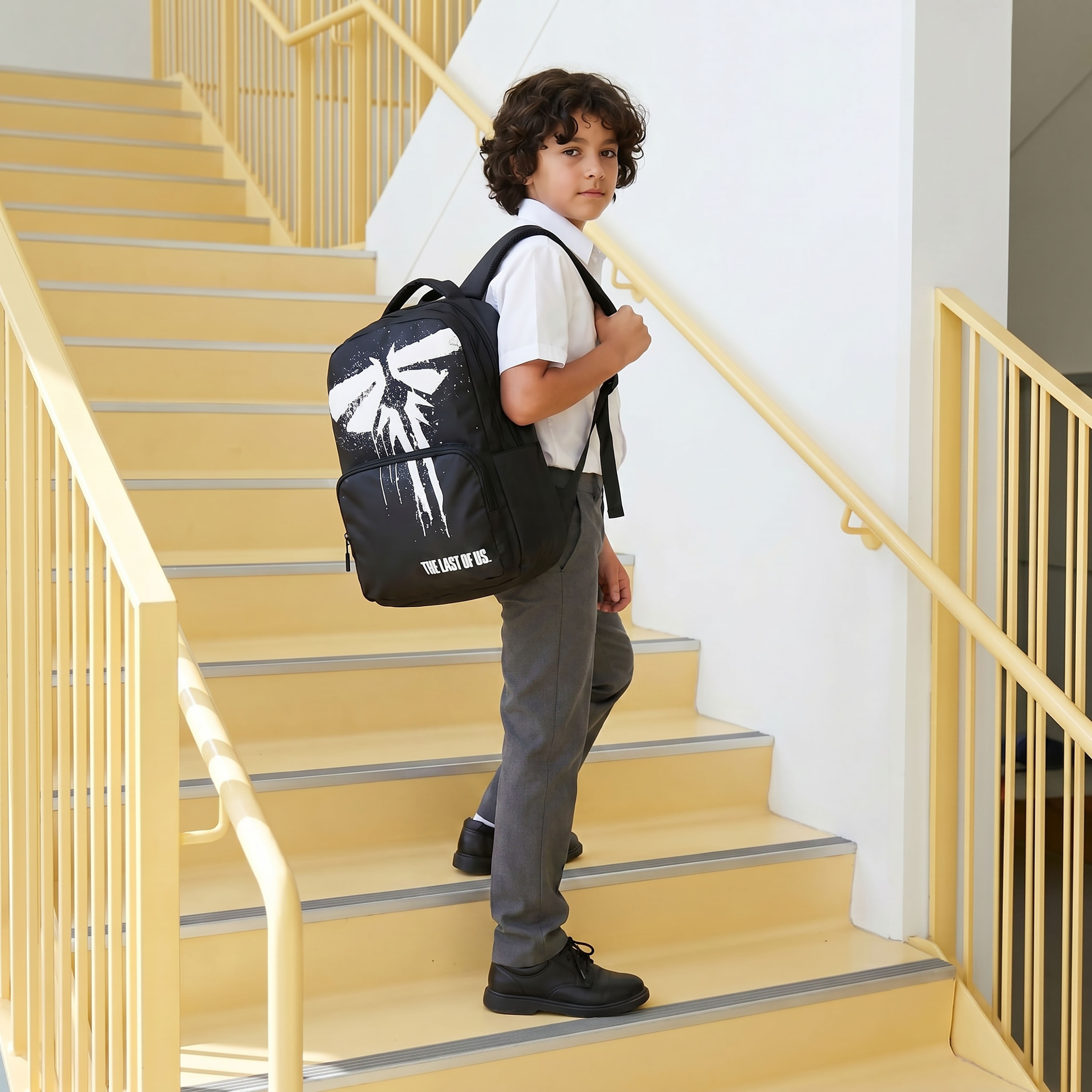 شنطة ظهر بأحزمة مبطنة وطبعات للبنات بعمر 8-12 سنة - 18 بوصة-school-bagsandbackpacks-backpacks-image-3