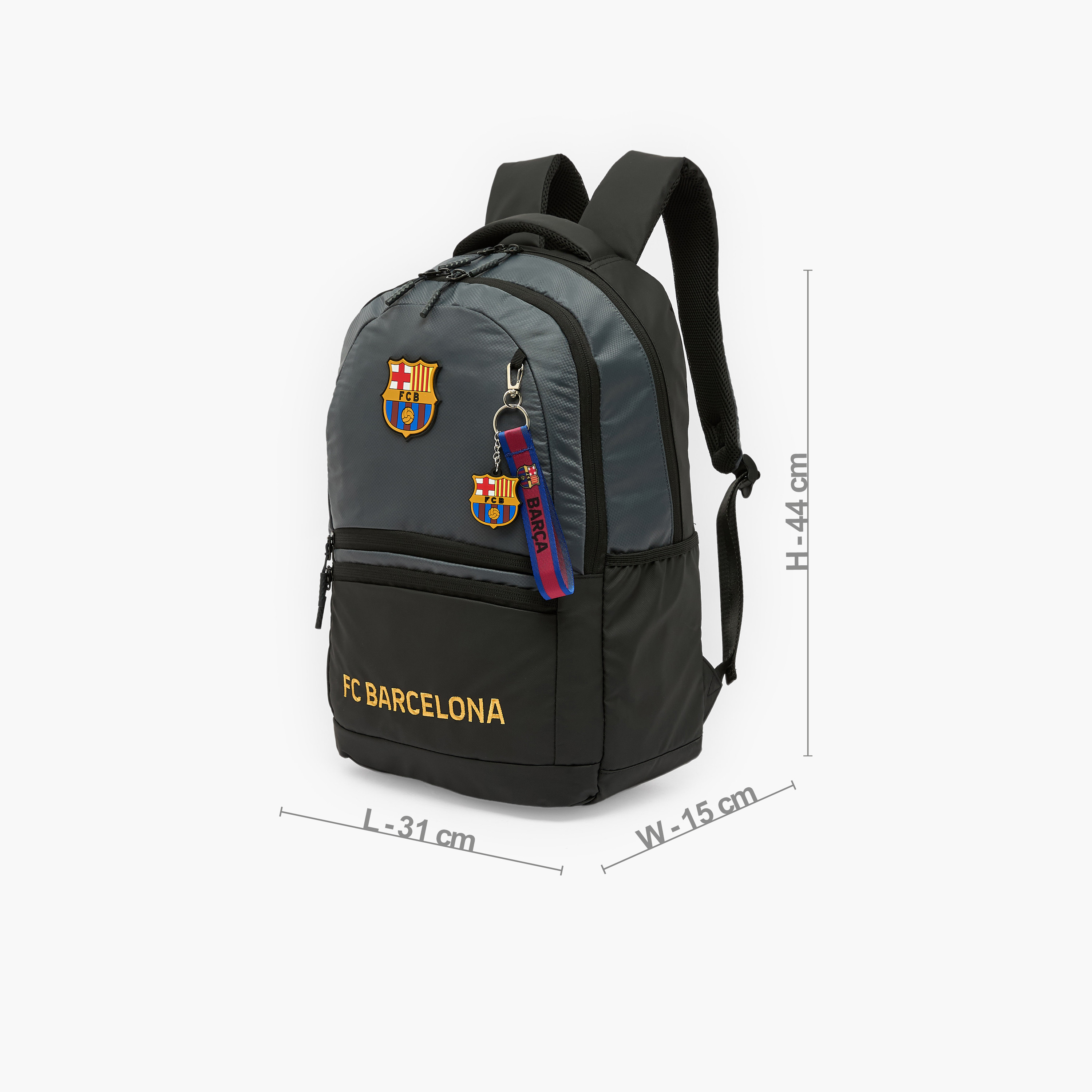 Hollywood Magic FC Barcelona Backpack for Boys 8-12 Years with Padded Straps - 16 inches-school-bagsandbackpacks-backpacks-image-8